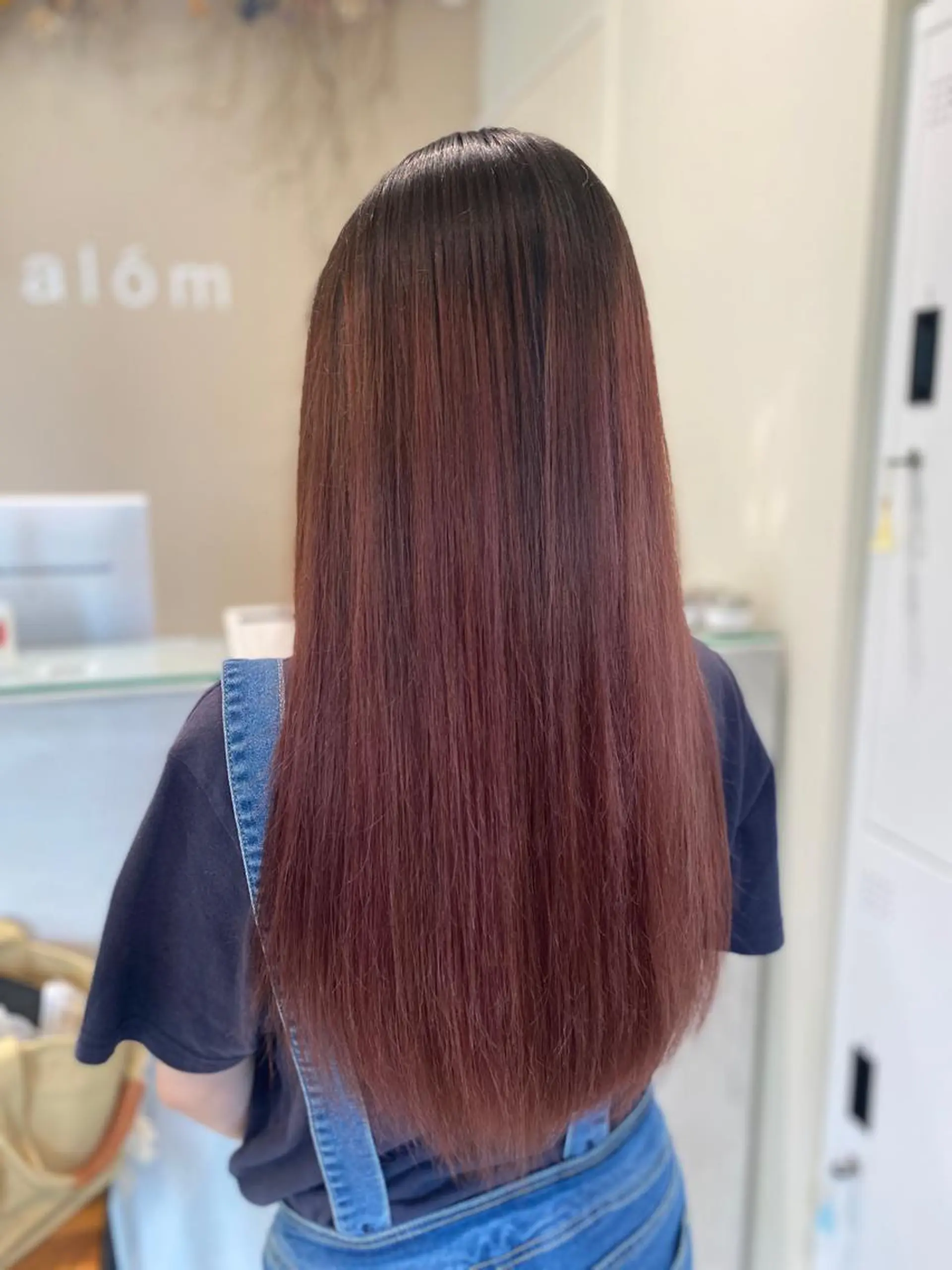 ロング カラー 透明感カラー グラデーションカラー ピンクカラー ボブ/インナーカラー /眉毛/Miyuのヘアスタイル