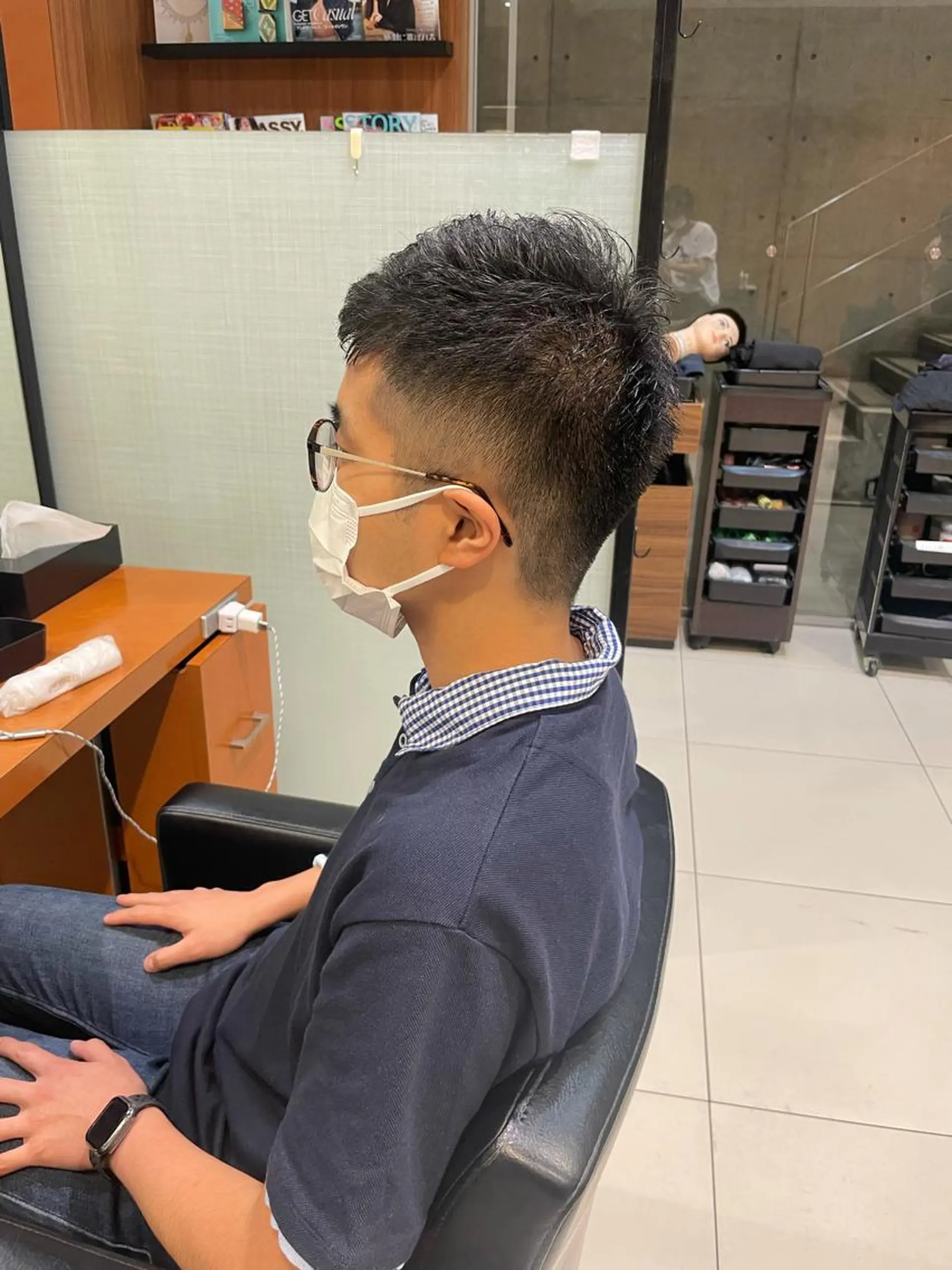 ショート メンズ 髙田 千華 レディースカットのヘアスタイル