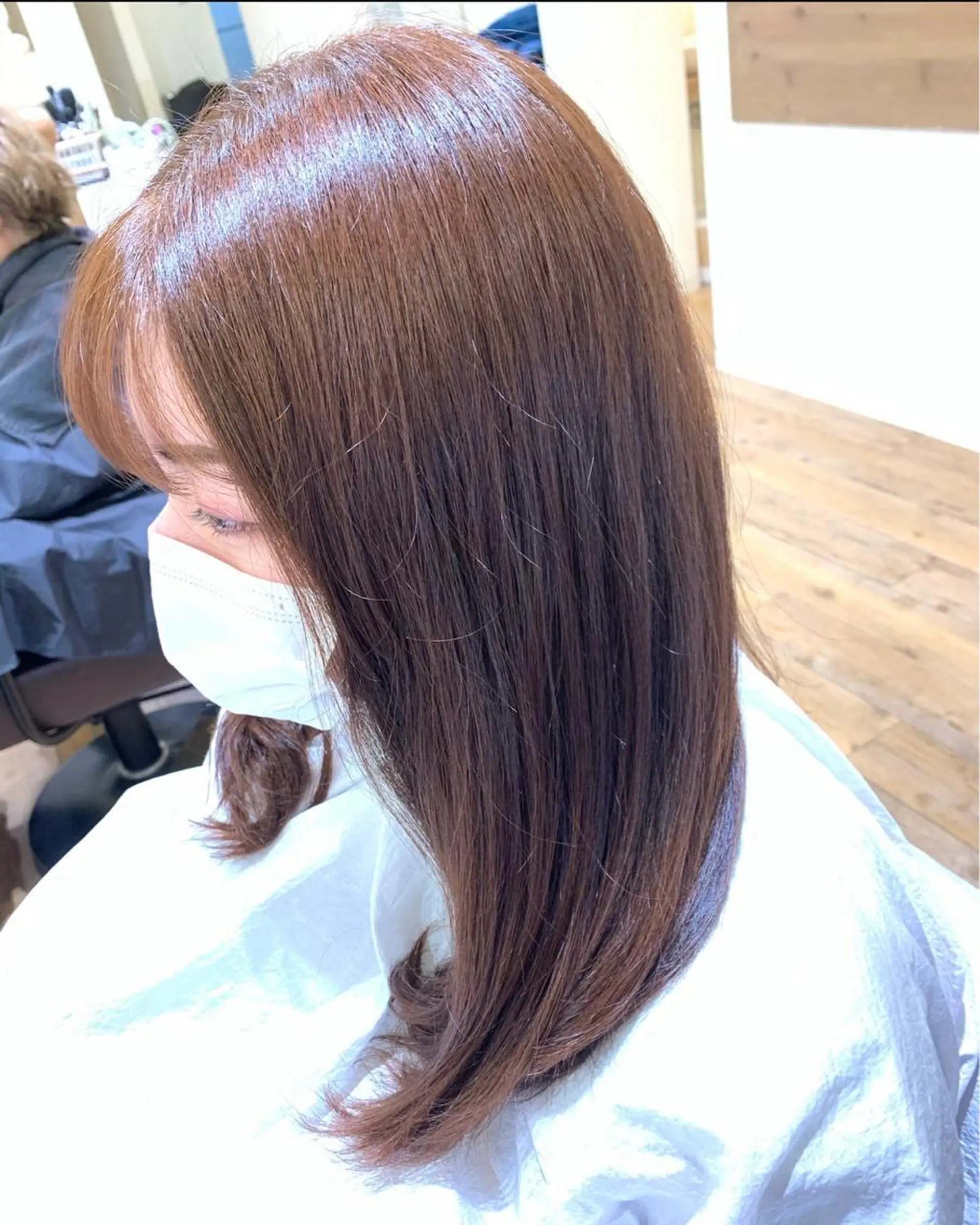 セミロング カラー カット ヘアカラー トリートメント THE PARK所属・THE PARK キシオカのヘアスタイル