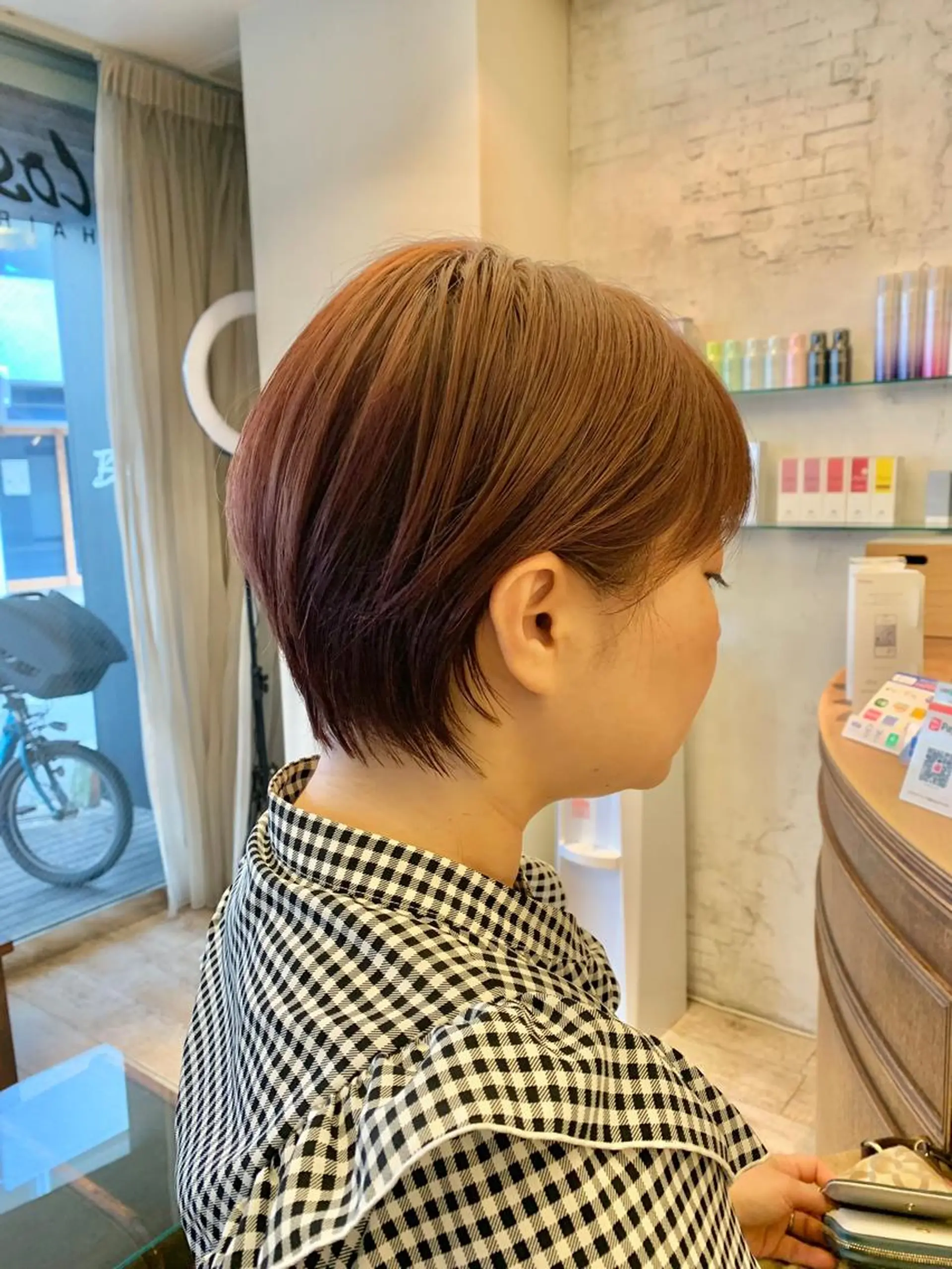 ショート カラー ショートボブ ボブ ショートヘア カット トリートメント 【全席個室サロン】 髪質改善/FUJIのヘアスタイル