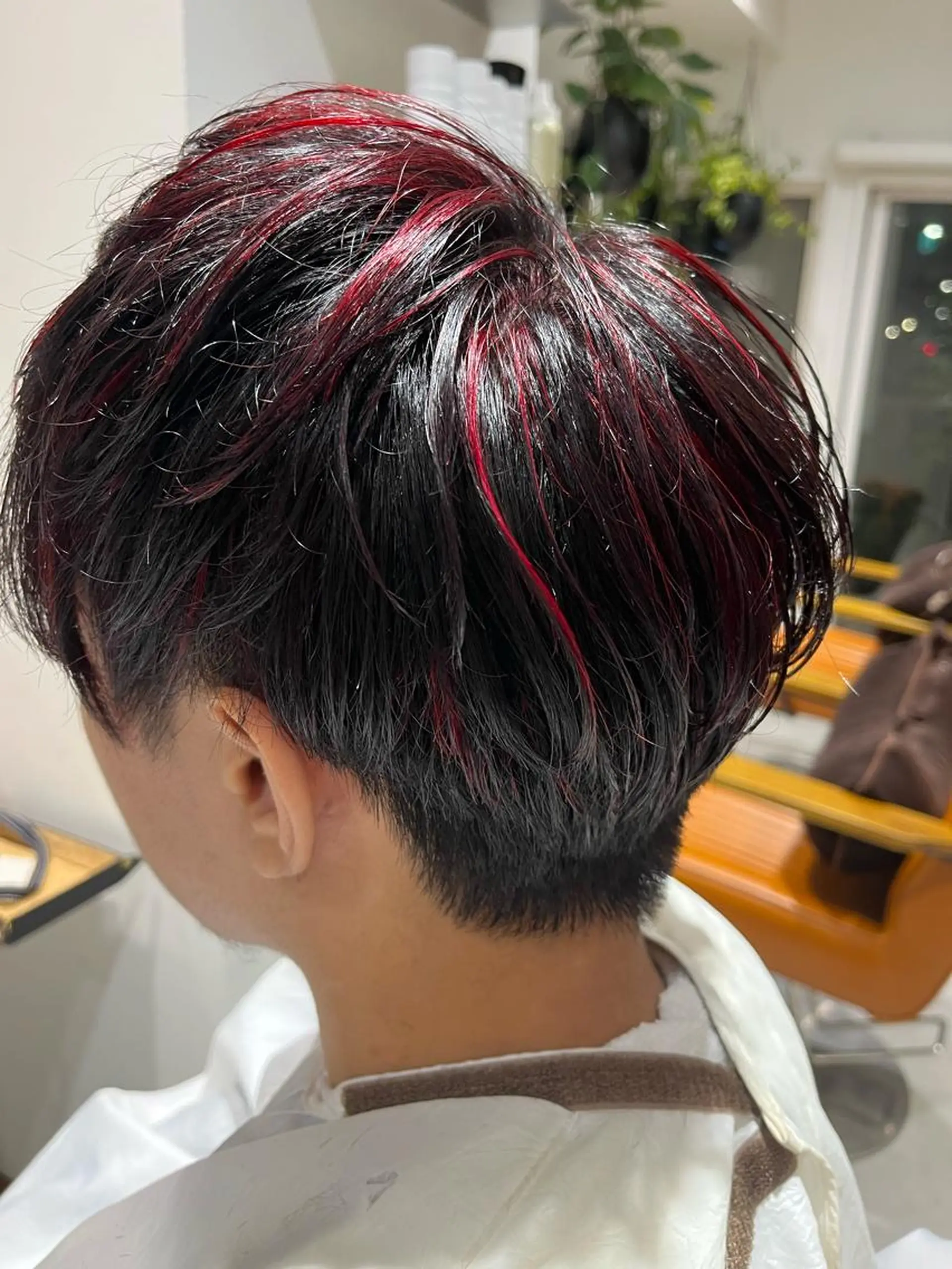 ショート ハイライト 縮毛矯正 松崎祥のヘアスタイル
