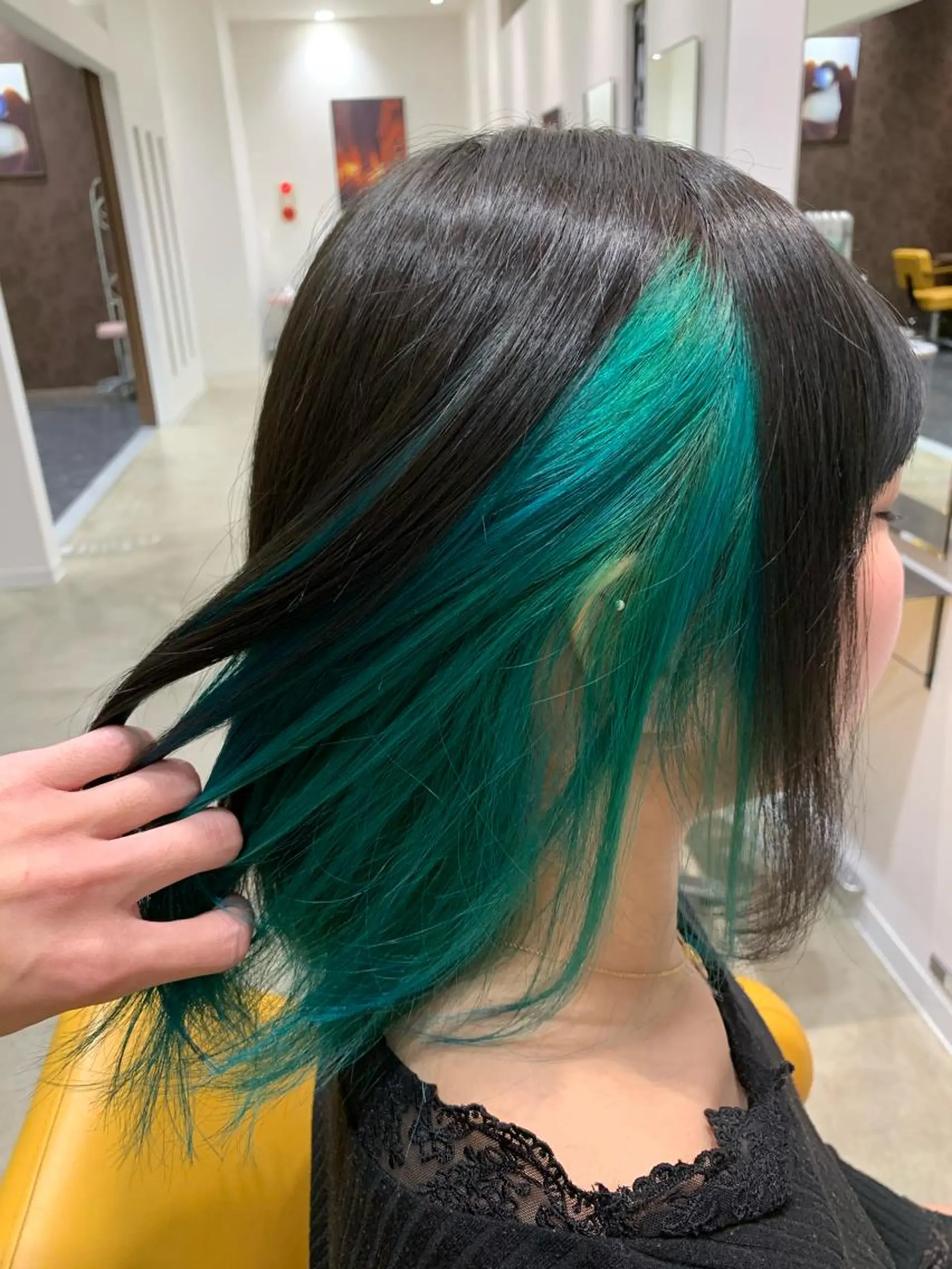 セミロング カラー カット ヘアカラー トリートメント 🍀ケアブリーチ カラー🍀坂井のヘアスタイル