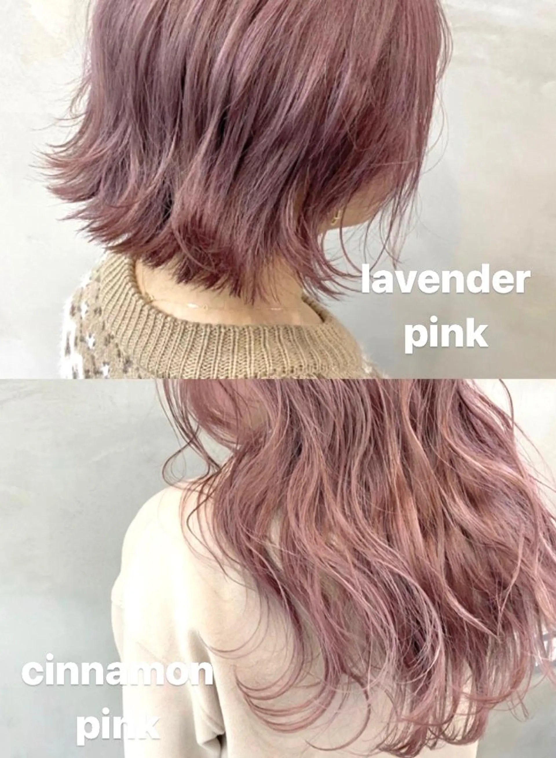 セミロング カラー ラベンダーカラー ラベンダーピンク ピンクカラー シアーピンク ヘアカラー トリートメント pesca 長町南店 OIKAWAのヘアスタイル