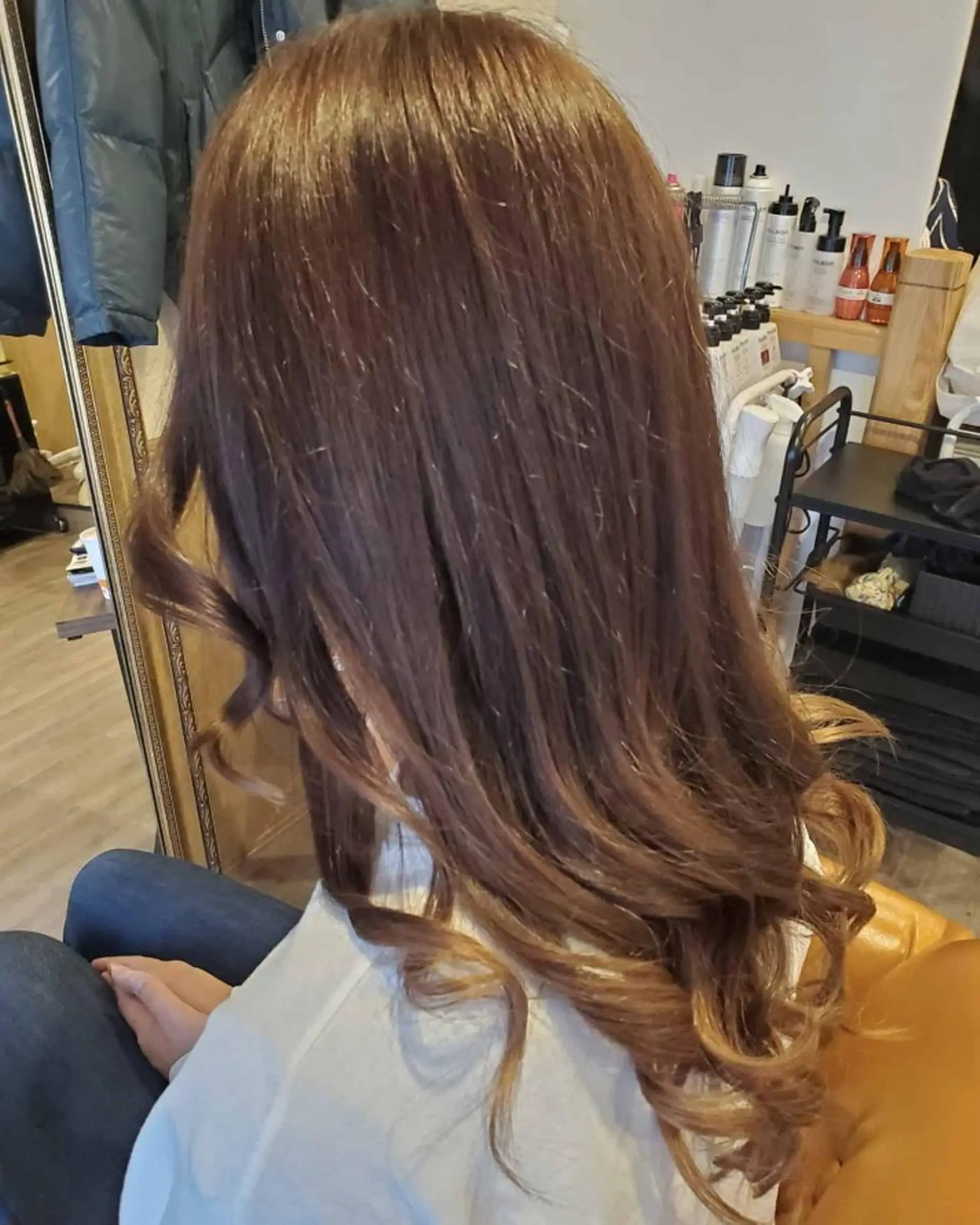 ロング 外国人風カラー ロング トリートメント spa hair ark 富井直美のヘアスタイル