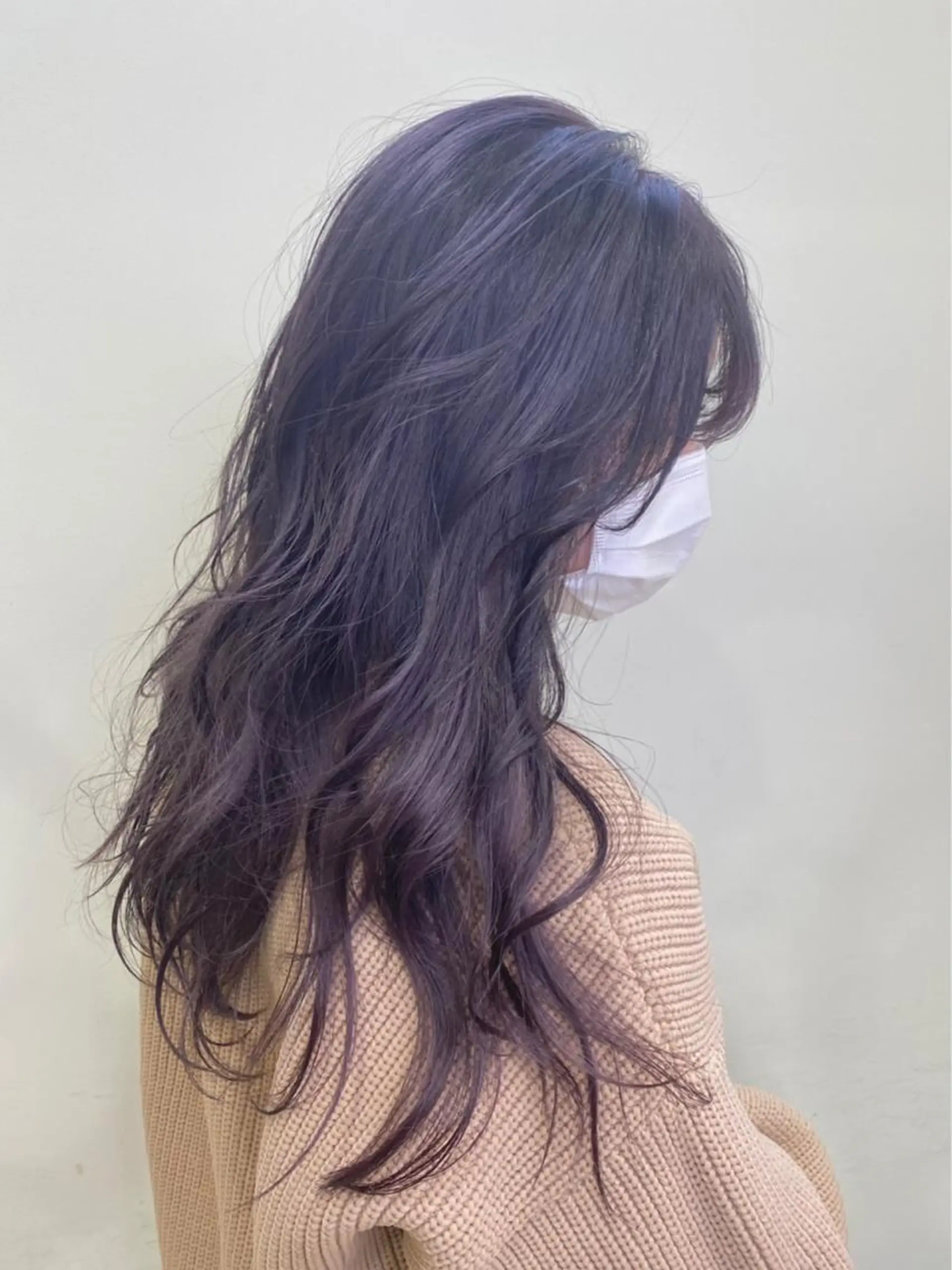 ロング ラベンダーベージュ ロング 艶髪カラー🫧 髪質改善🪽萩原のヘアスタイル