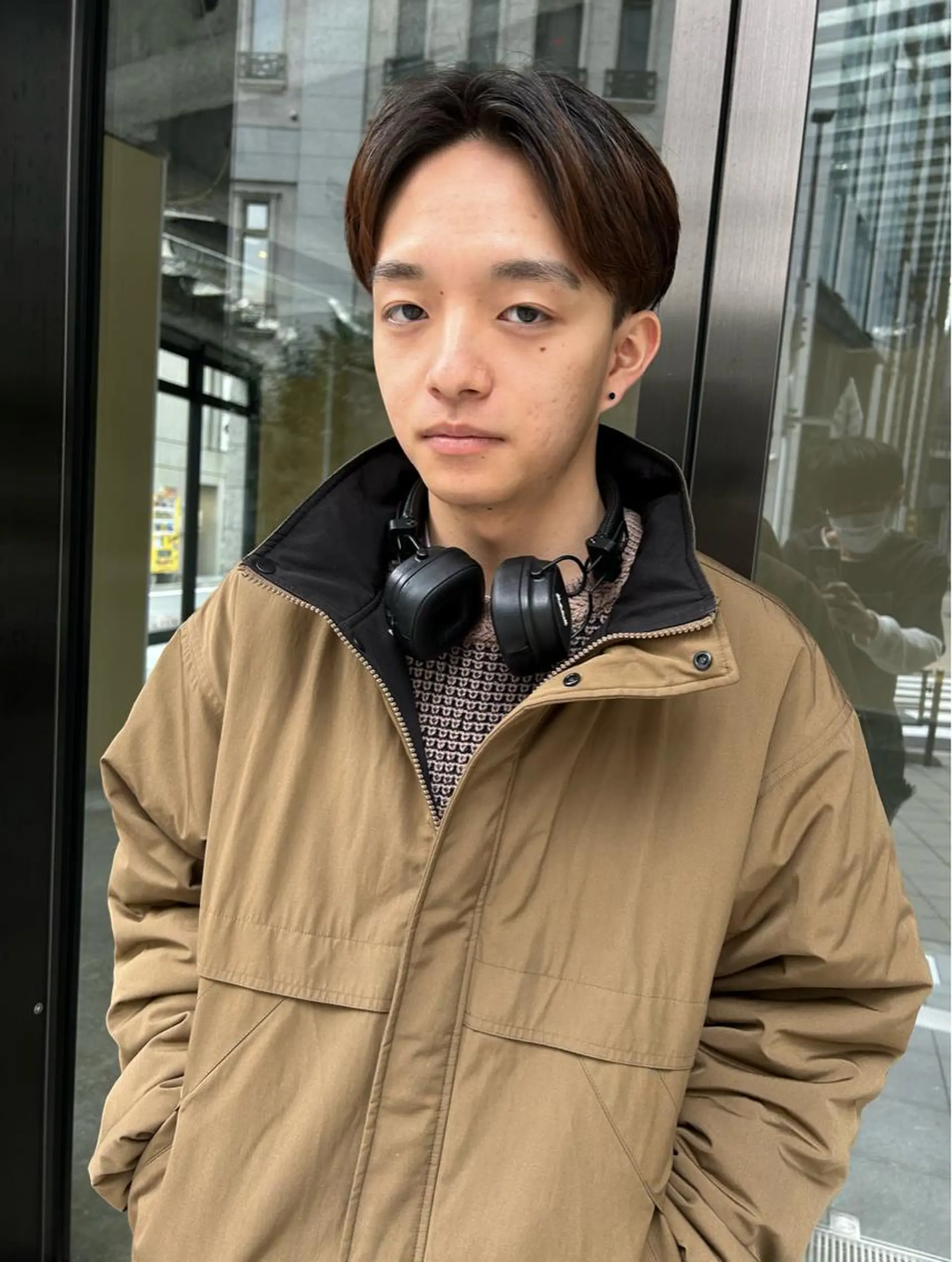 ショート メンズ メンズブリーチ センターパート メンズハイライト メンズインナーカラー メンズパーマ カット charme所属・💈メンズ特化 /伊藤大輝💈のヘアスタイル