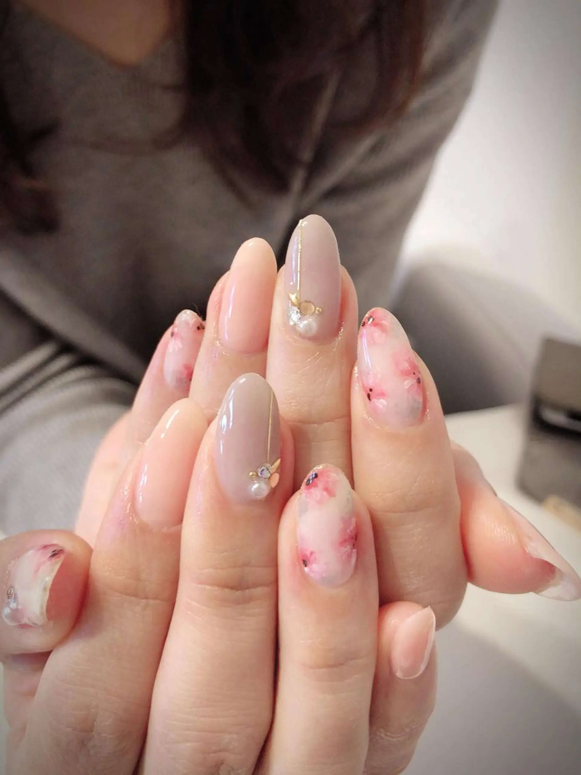 ネイル フラワーネイル ニュアンスネイル ハンドネイル * haruのネイルデザイン