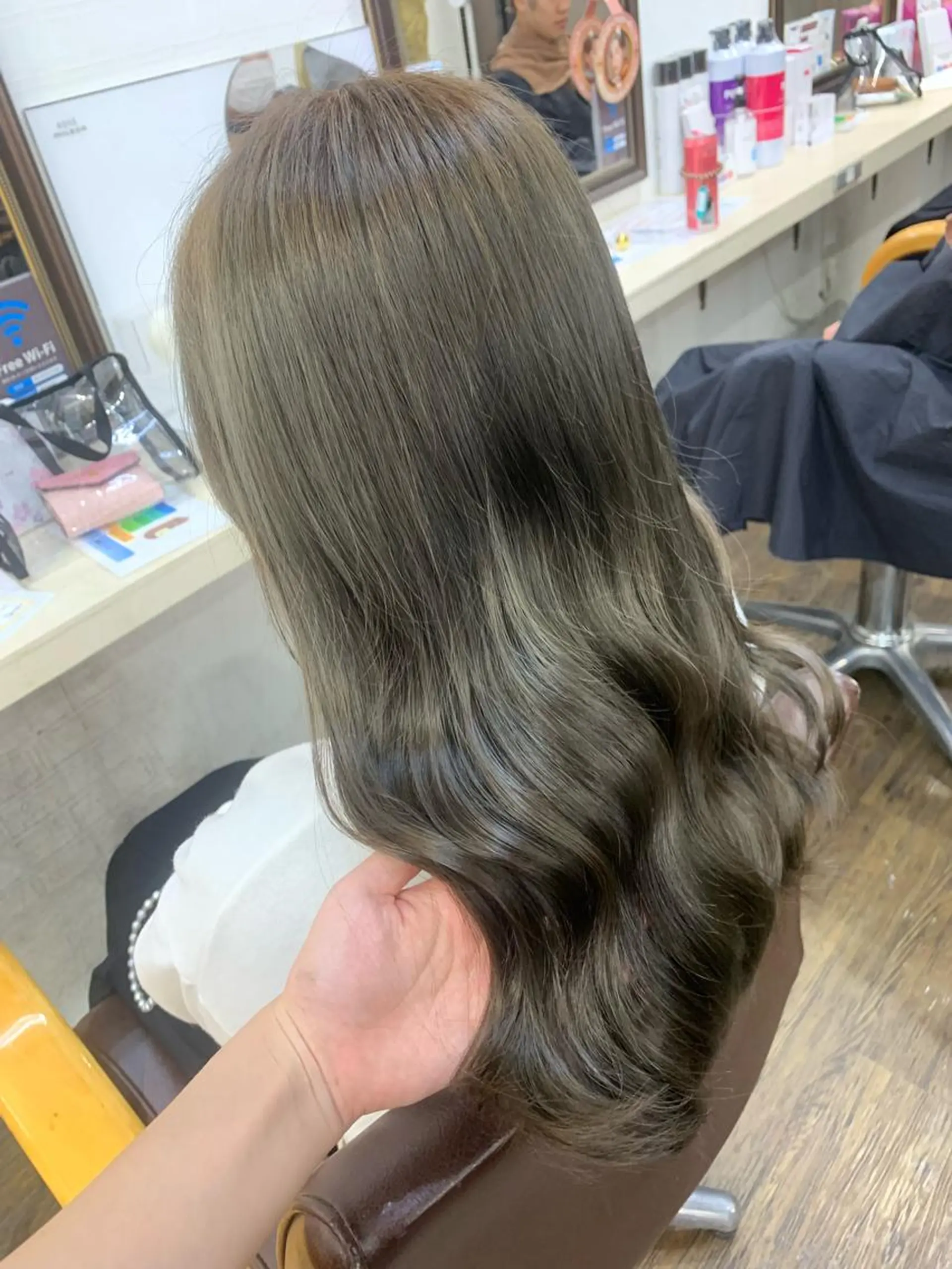 ロング カラー オリーブカラー 入学式 ロング 🌸U-topia 🌸伊藤穂乃花🌸のヘアスタイル