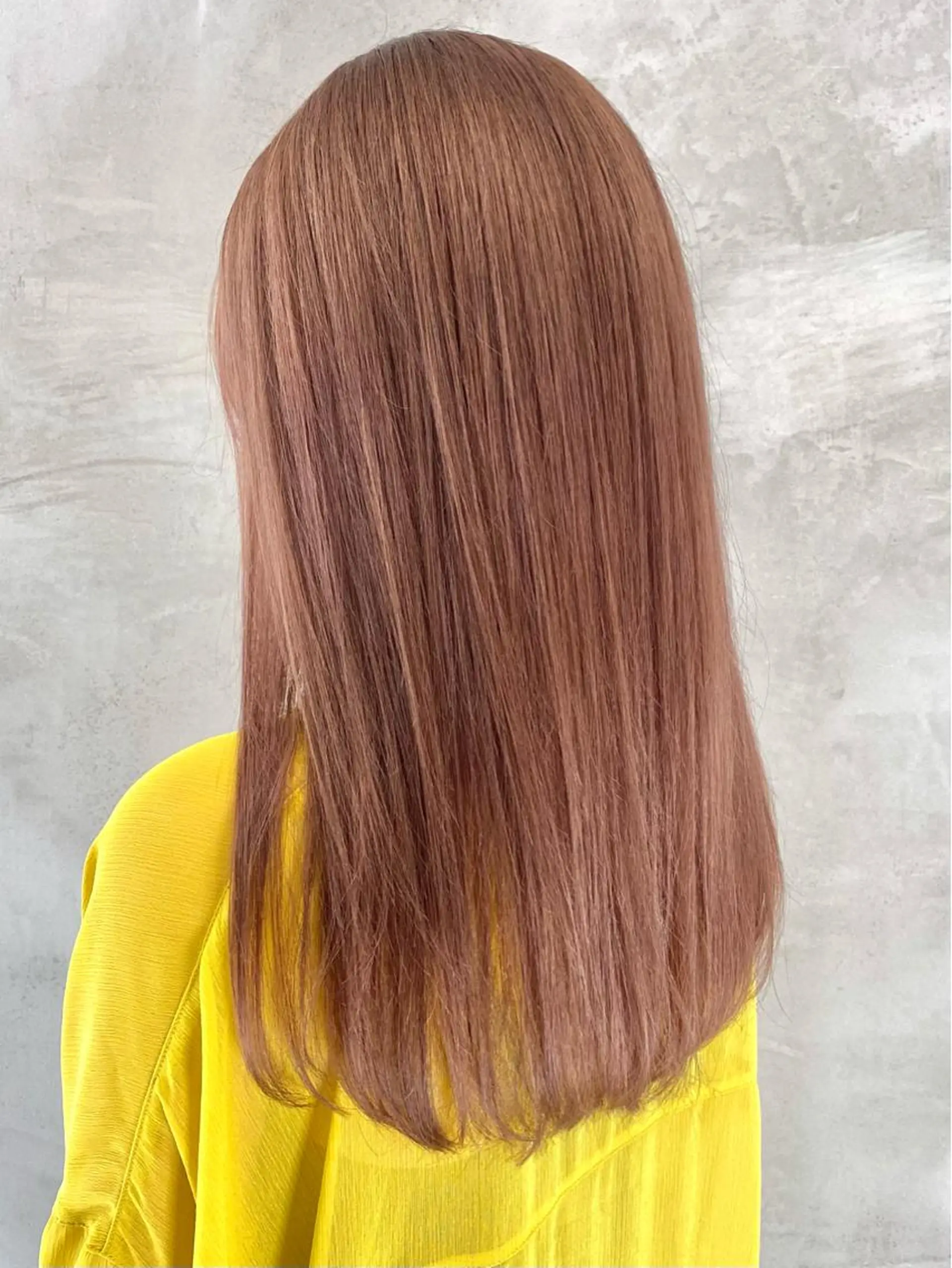 ロング カラー ブリーチ ピンクカラー ヘアカラー トリートメント pesca 長町南店 OIKAWAのヘアスタイル