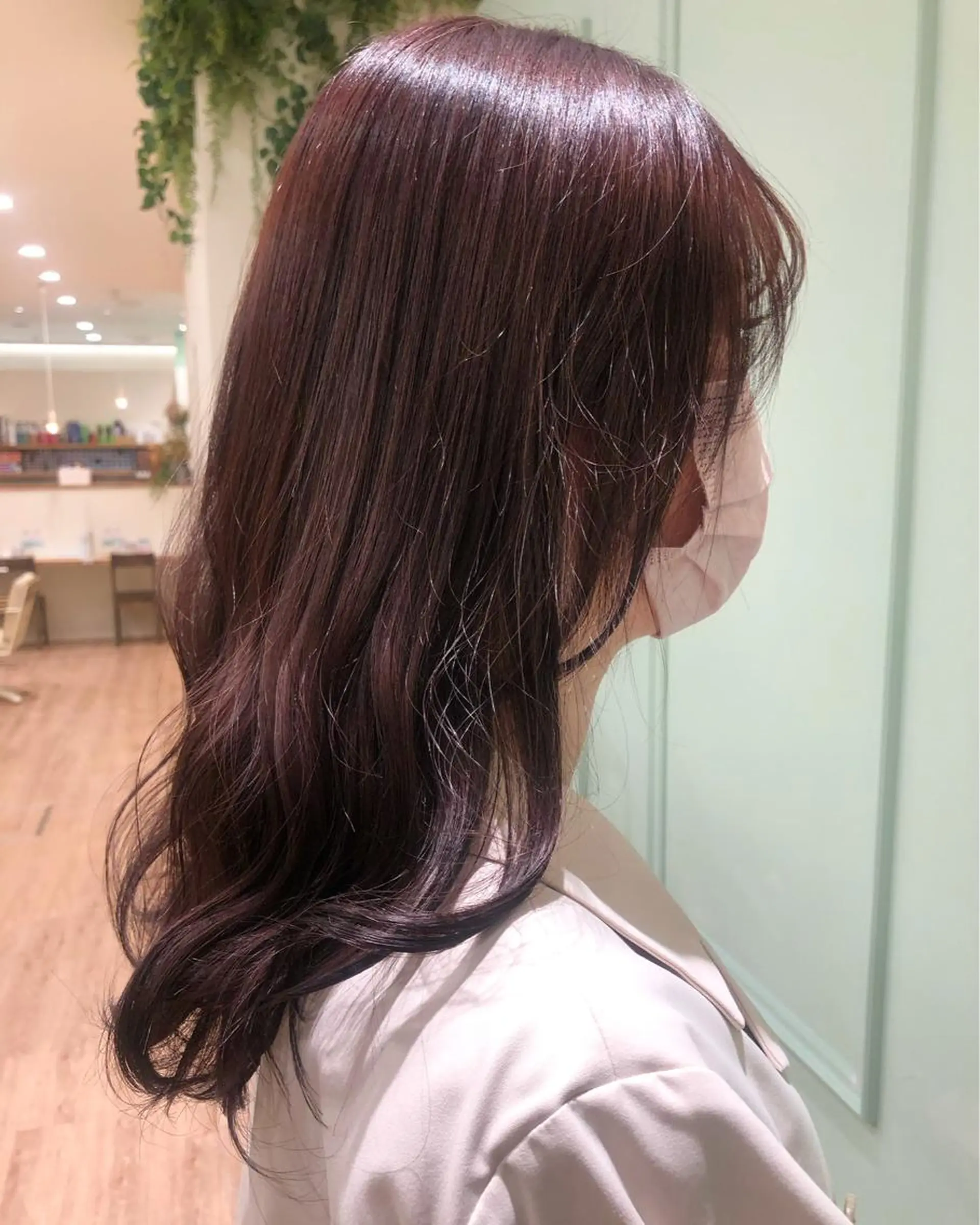 ロング カラー ピンクカラー レッドカラー ヘアカラー 韓国／大宮／レイヤー 🤍AYA🤍のヘアスタイル