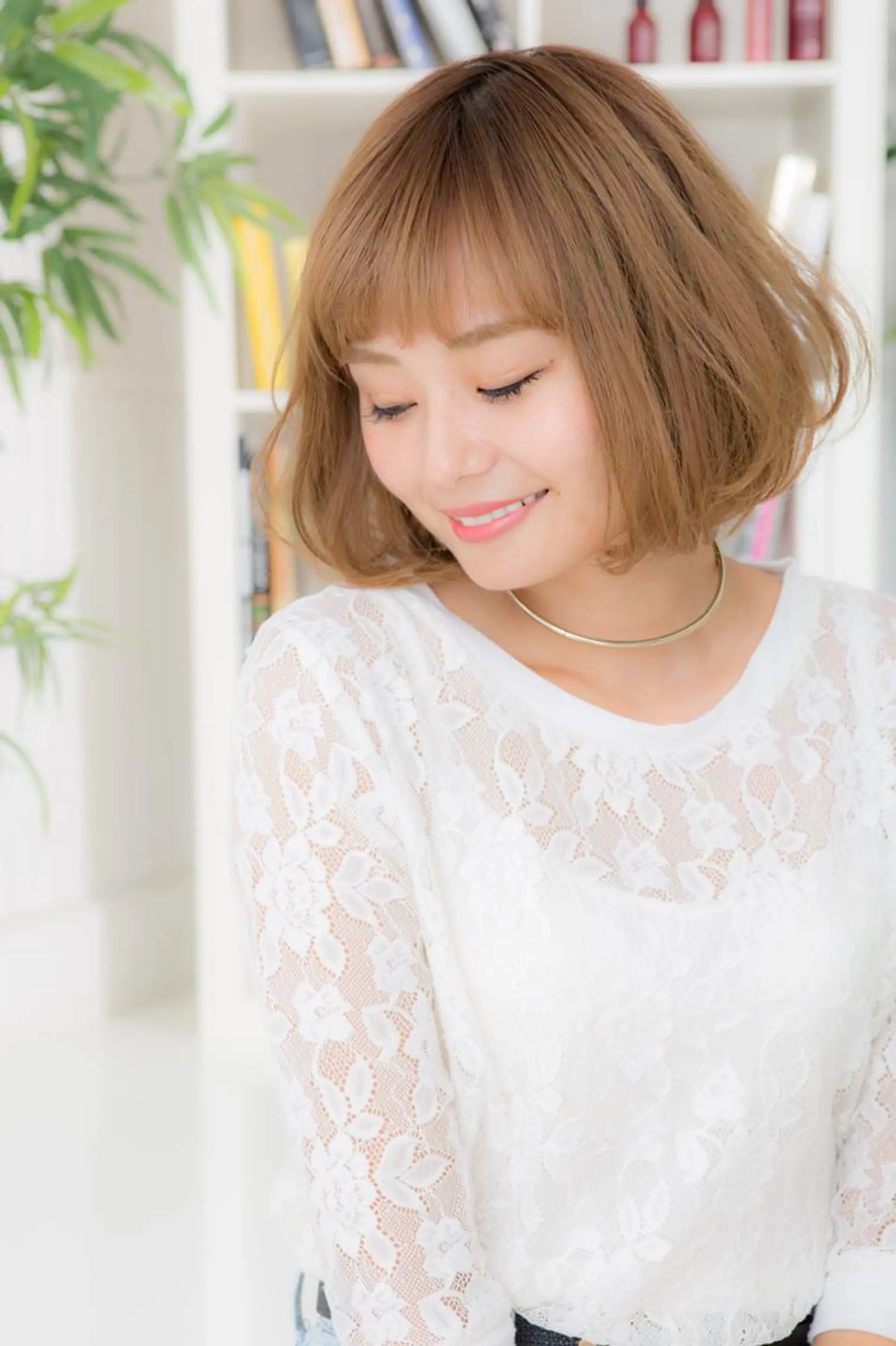 ミディアム 井上 凜太郎のヘアスタイル