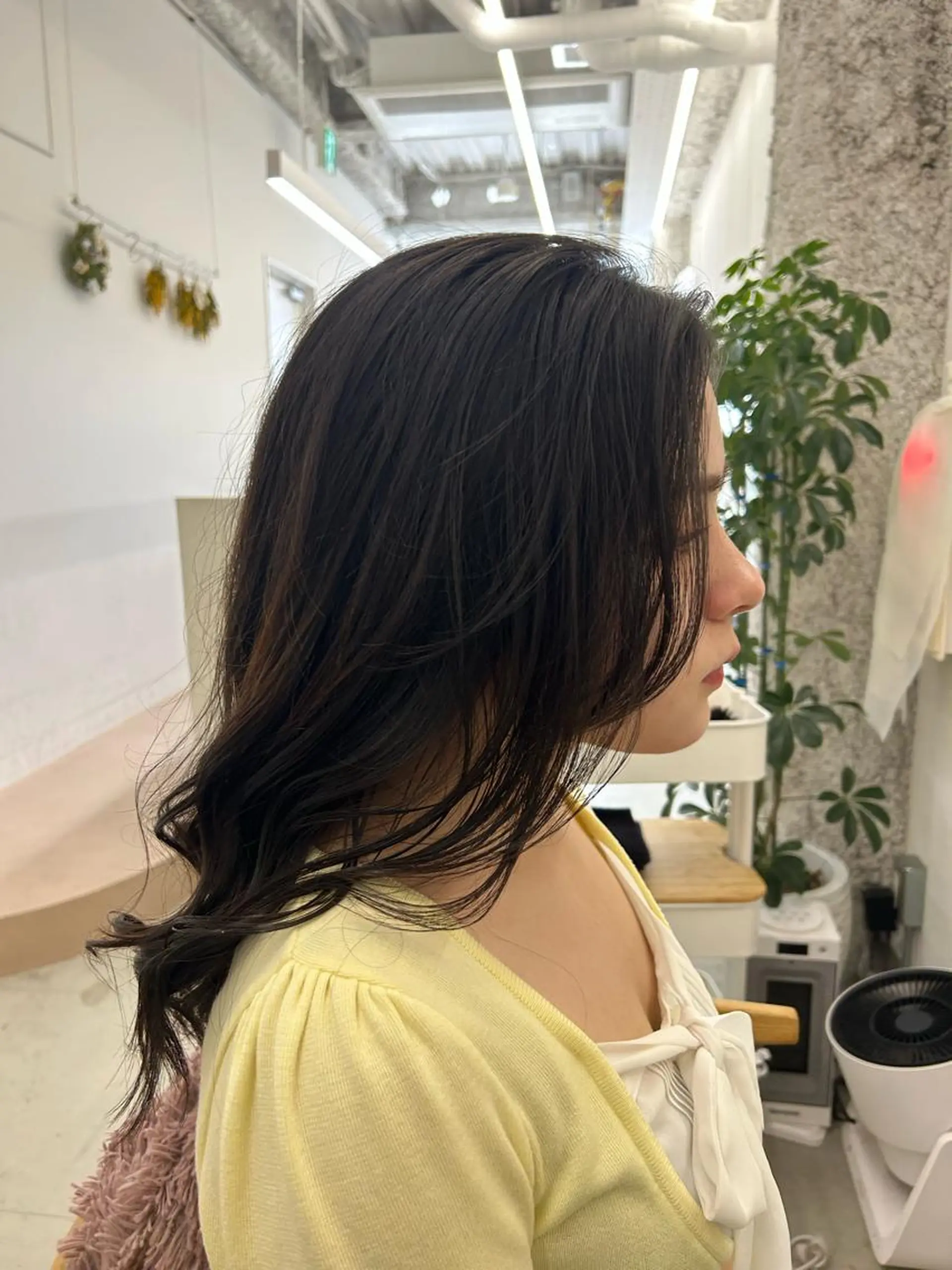 セミロング カット ヘアカラー 縮毛矯正 トリートメント 名古屋/伏見/花屋 併設/不破新のヘアスタイル