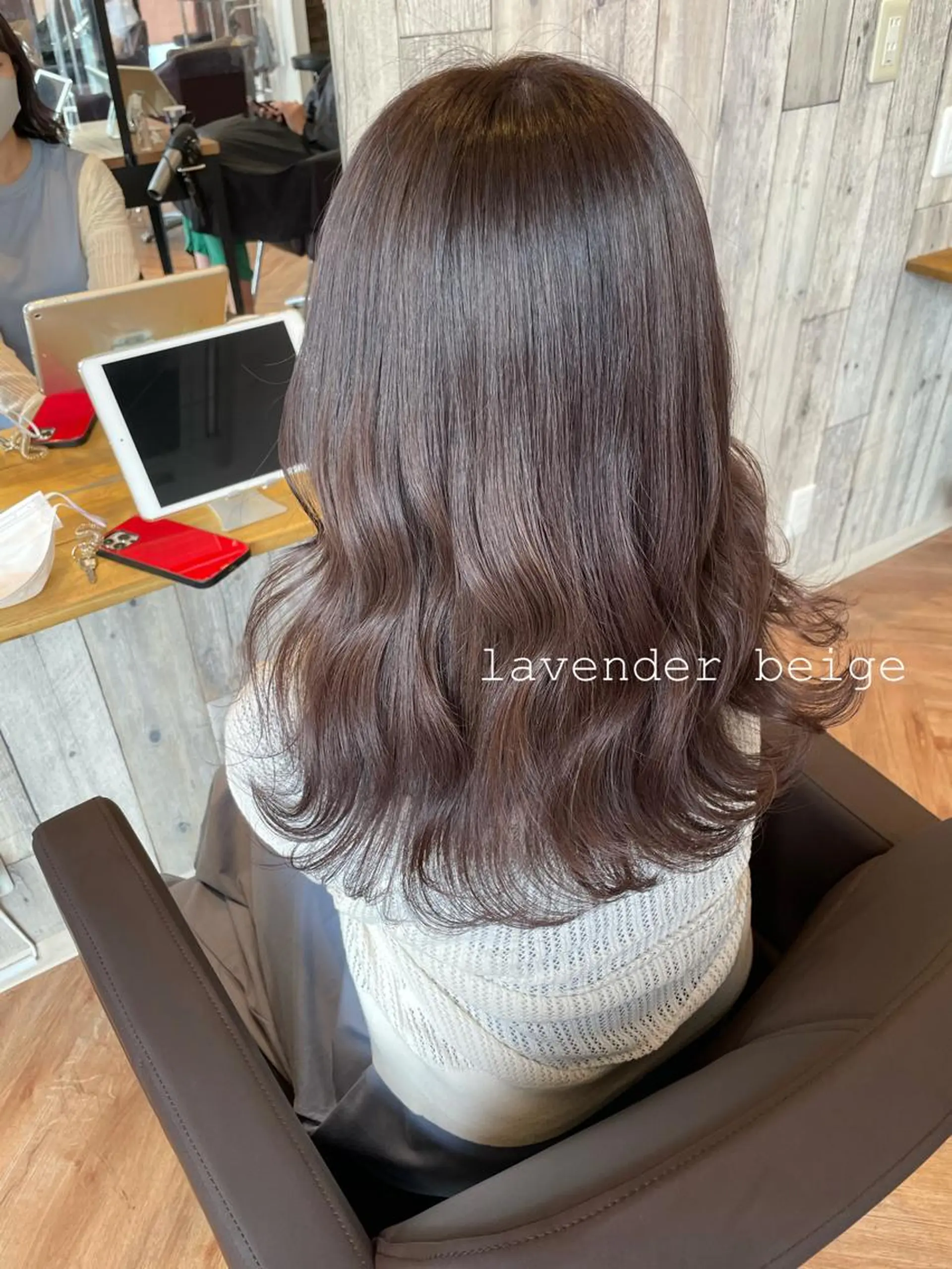 セミロング カラー ヘアアレンジ NANA／trend style🕊🍑のヘアスタイル