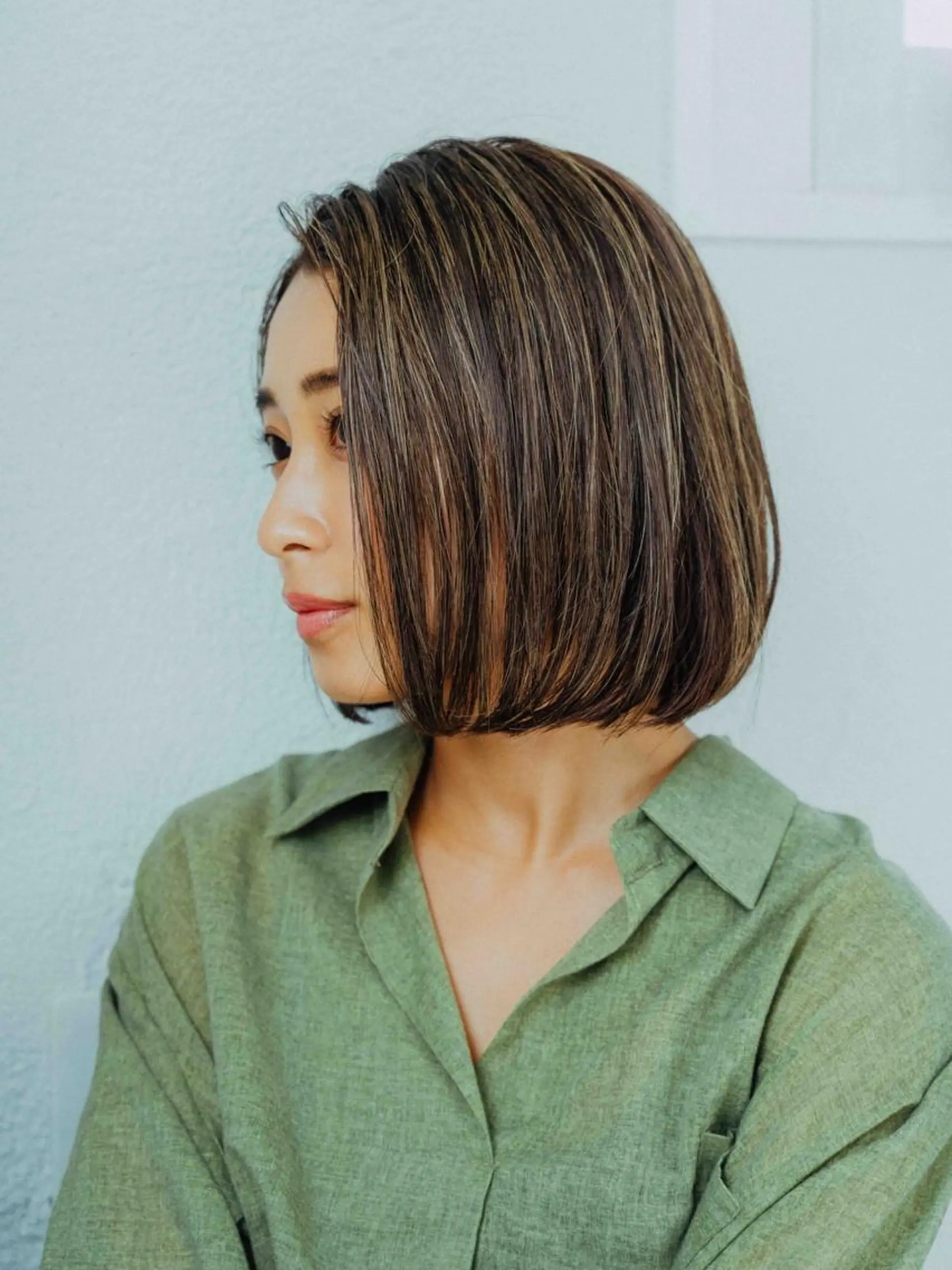 ミディアム 福岡 舞のヘアスタイル