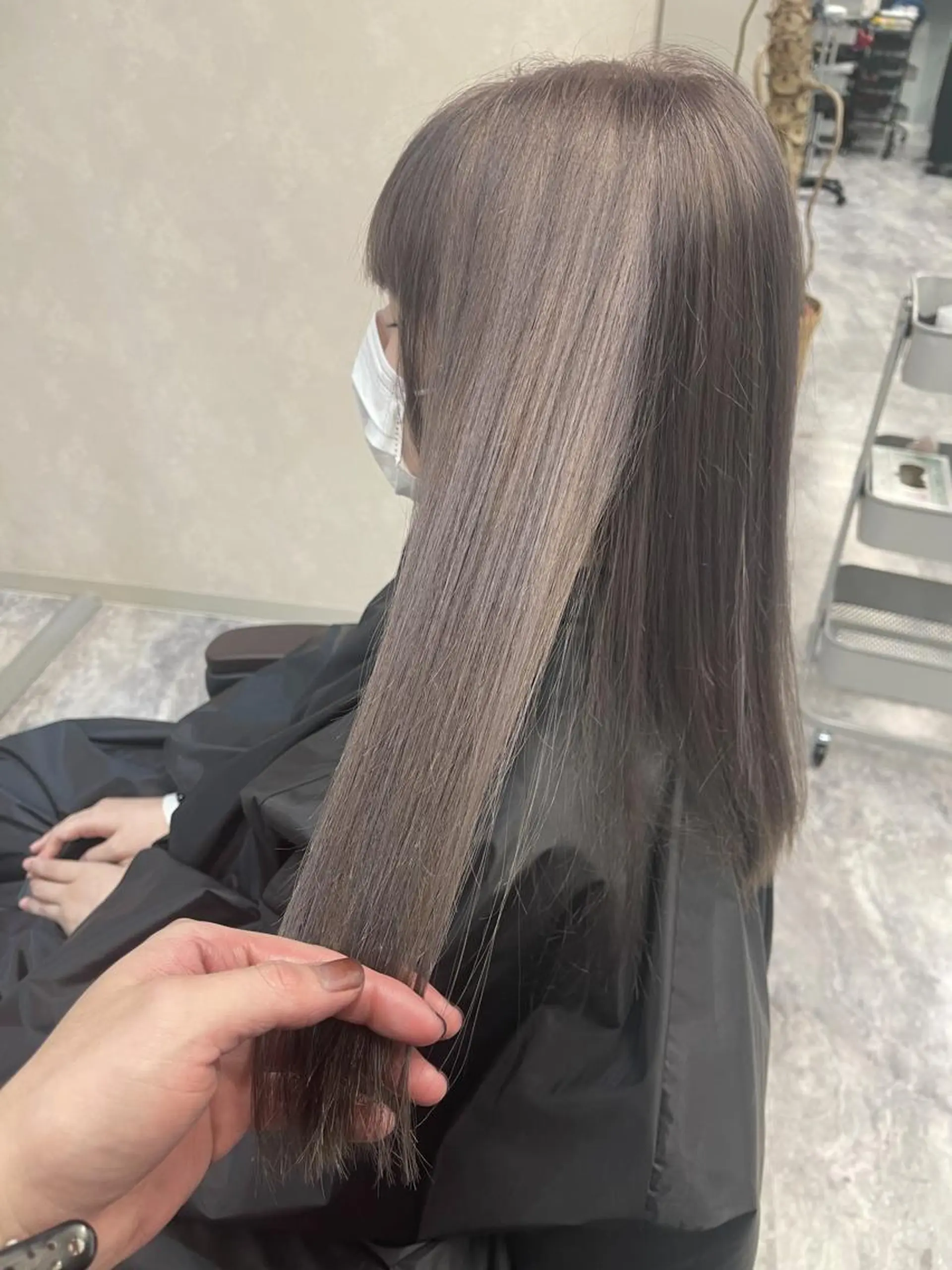 ミディアム カラー ヘアアレンジ ヘアカラー Peyp所属・早瀬 裕之のヘアスタイル