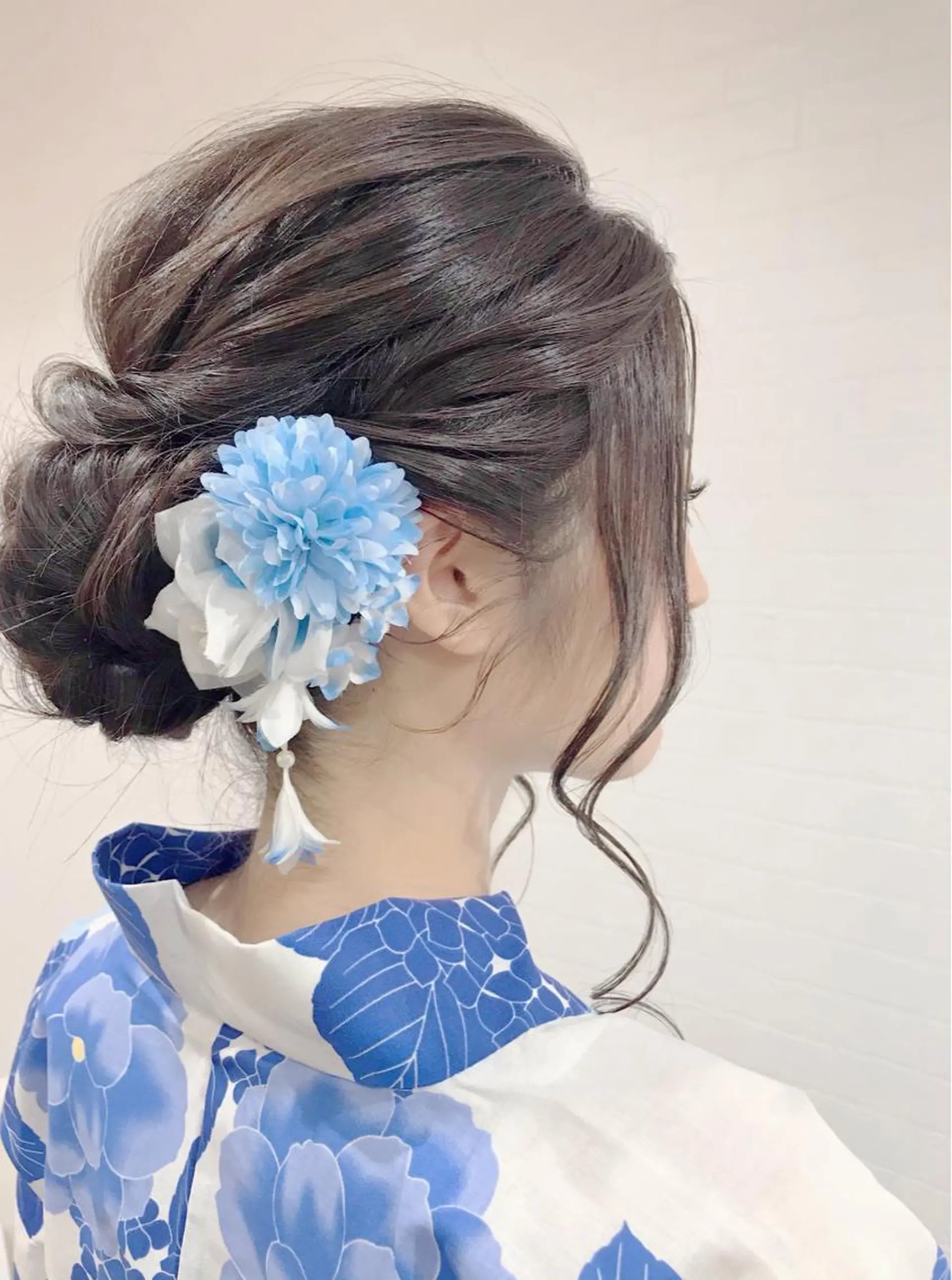 ロング ヘアアレンジ 浴衣 GRANLUSSO 〜グランルッソ駅前店所属・木口 嘉美のヘアスタイル