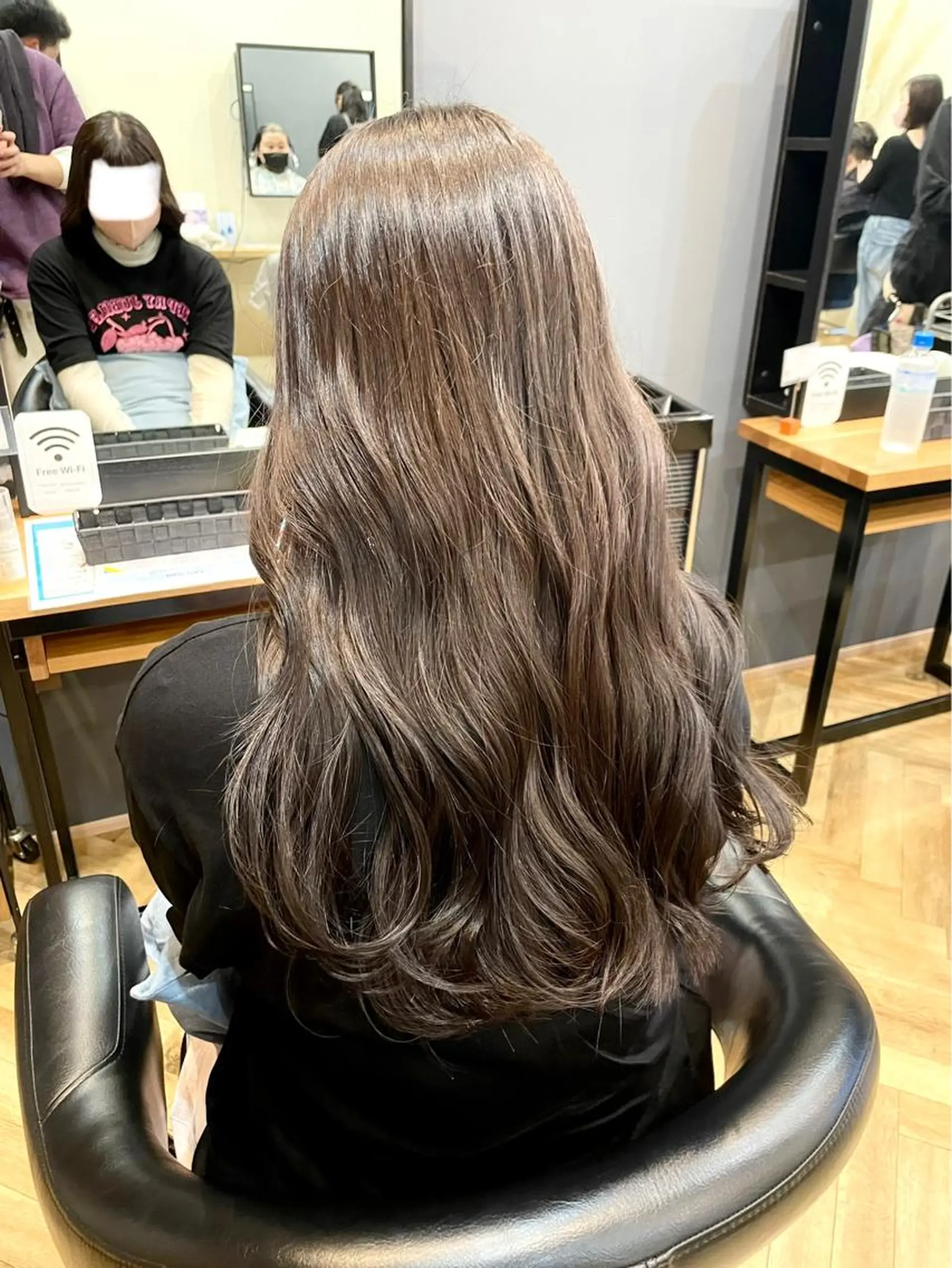 ロング カット ヘアカラー 韓国ヘア/レイヤー 🇰🇷/艶髪/長橋のヘアスタイル