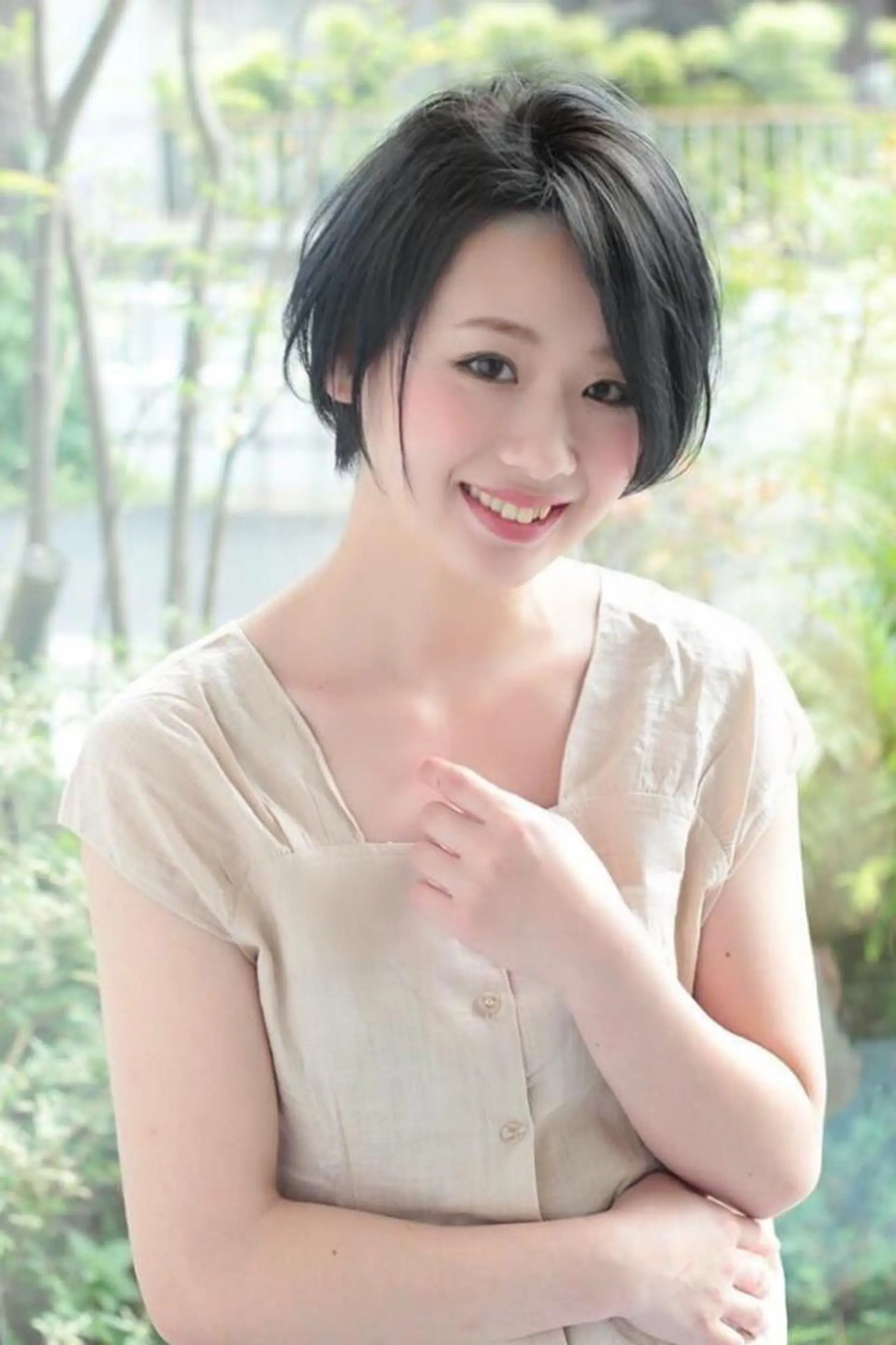 ショート 永田 志織のヘアスタイル