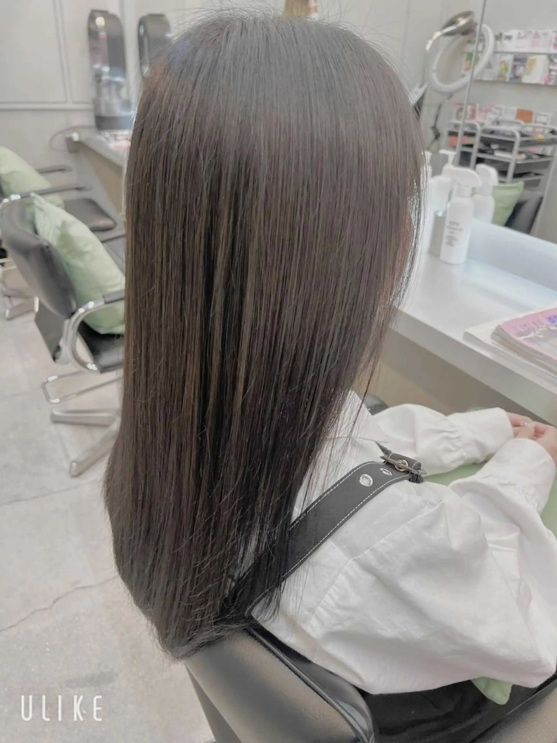 ロング カラー 乾かすだけでサラ艶に /髪質改善西村涼太のヘアスタイル
