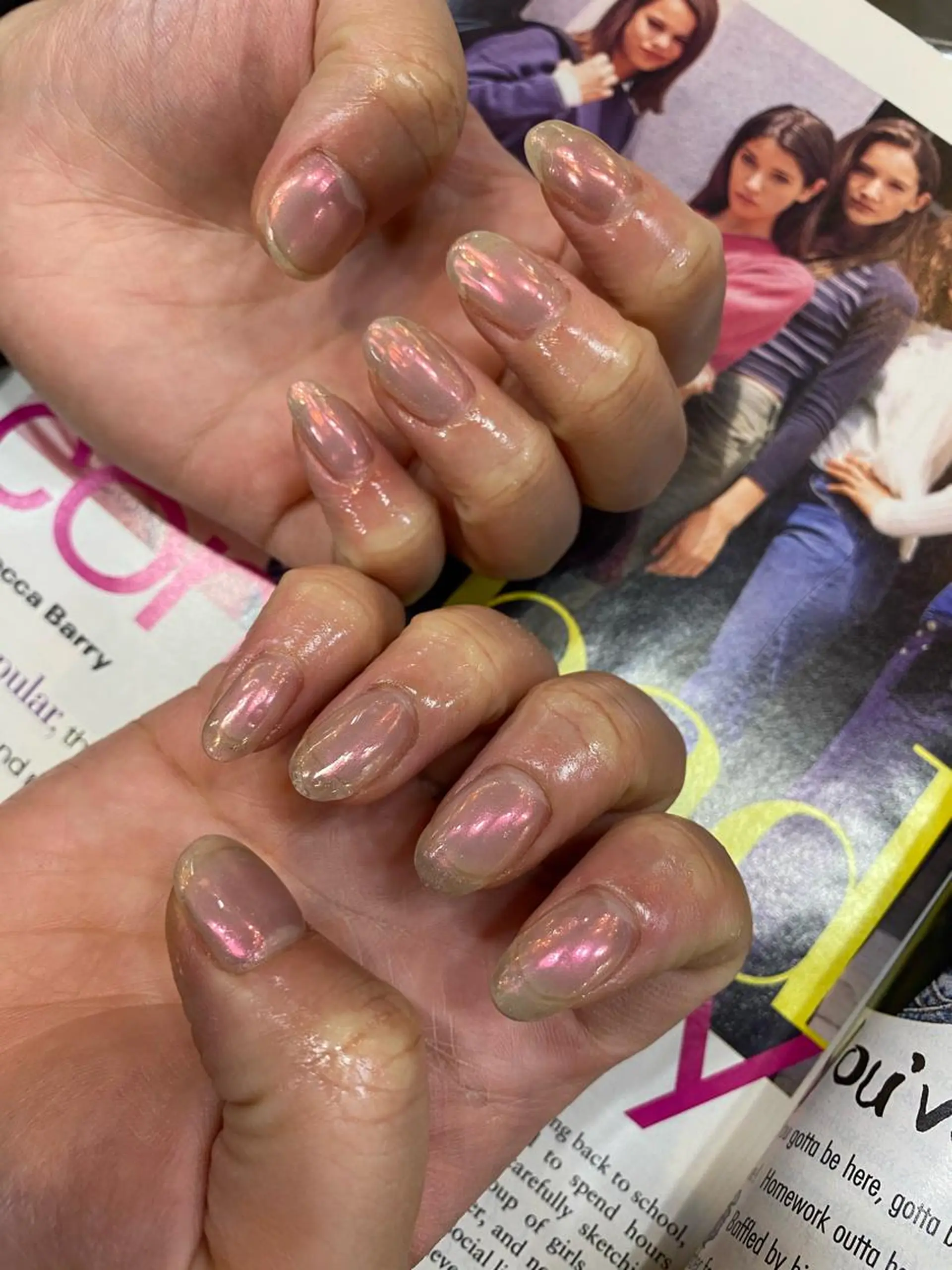 ミディアム カラー パーマ ヘアアレンジ メンズ キッズ ネイル マツエク・マツパ viewstokyo所属・mana 暖色カラーカットのヘアスタイル