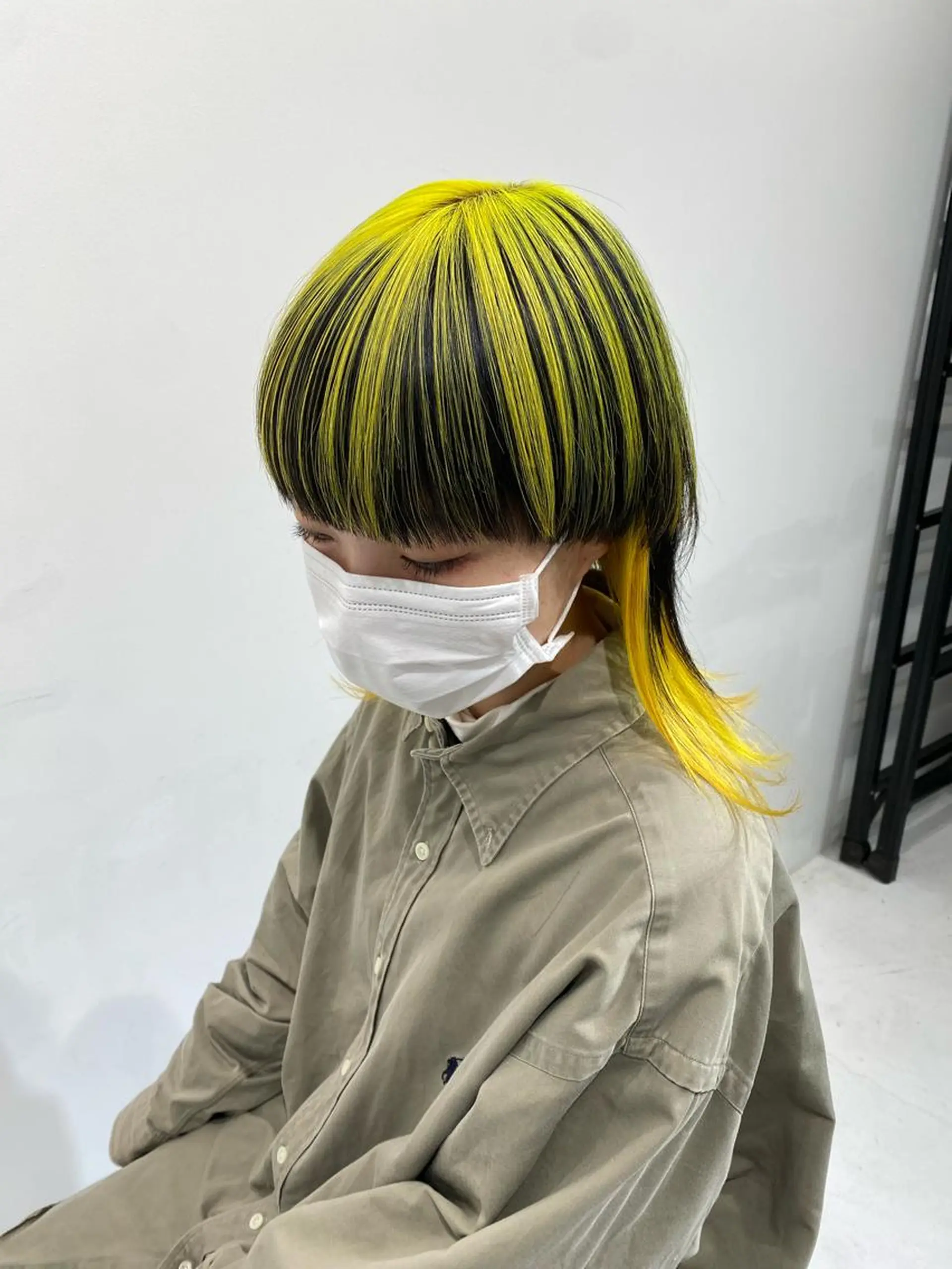ショート カラー ヘアアレンジ インナーカラー イエローカラー ウルフカット カット ヘアカラー ［似合わせヘア］ ✂︎OGURO✂︎のヘアスタイル