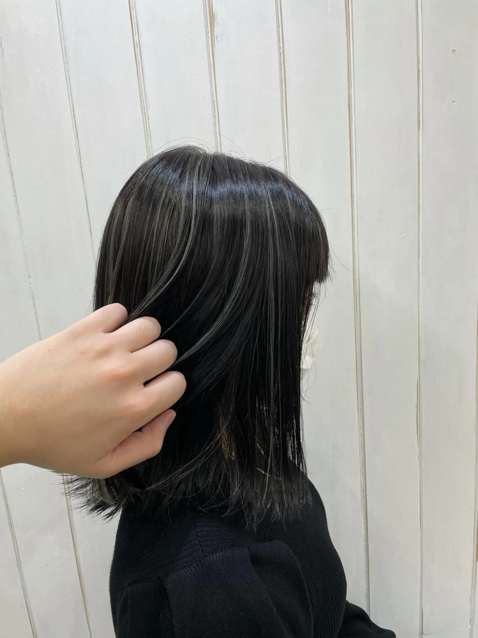 ミディアム カラー ハイライトカラー ハイライト カット ヘアカラー トリートメント ✨髪質改善美容師 永森祥太✨のヘアスタイル