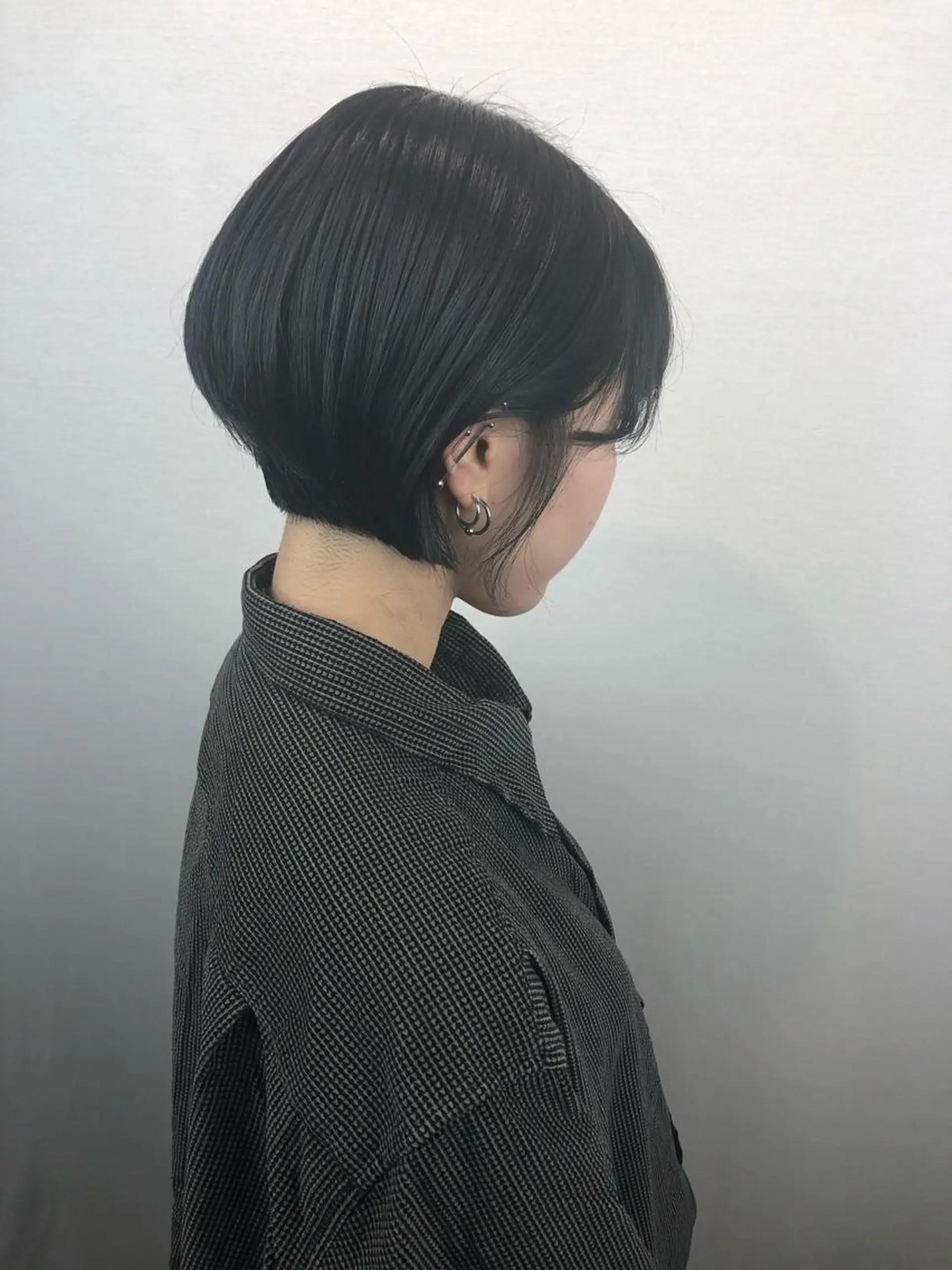 ショート カラー ショートボブ ブルーカラー ボブ ショートヘア 2nd所属・🤍2nd🤍田所 美希のヘアスタイル