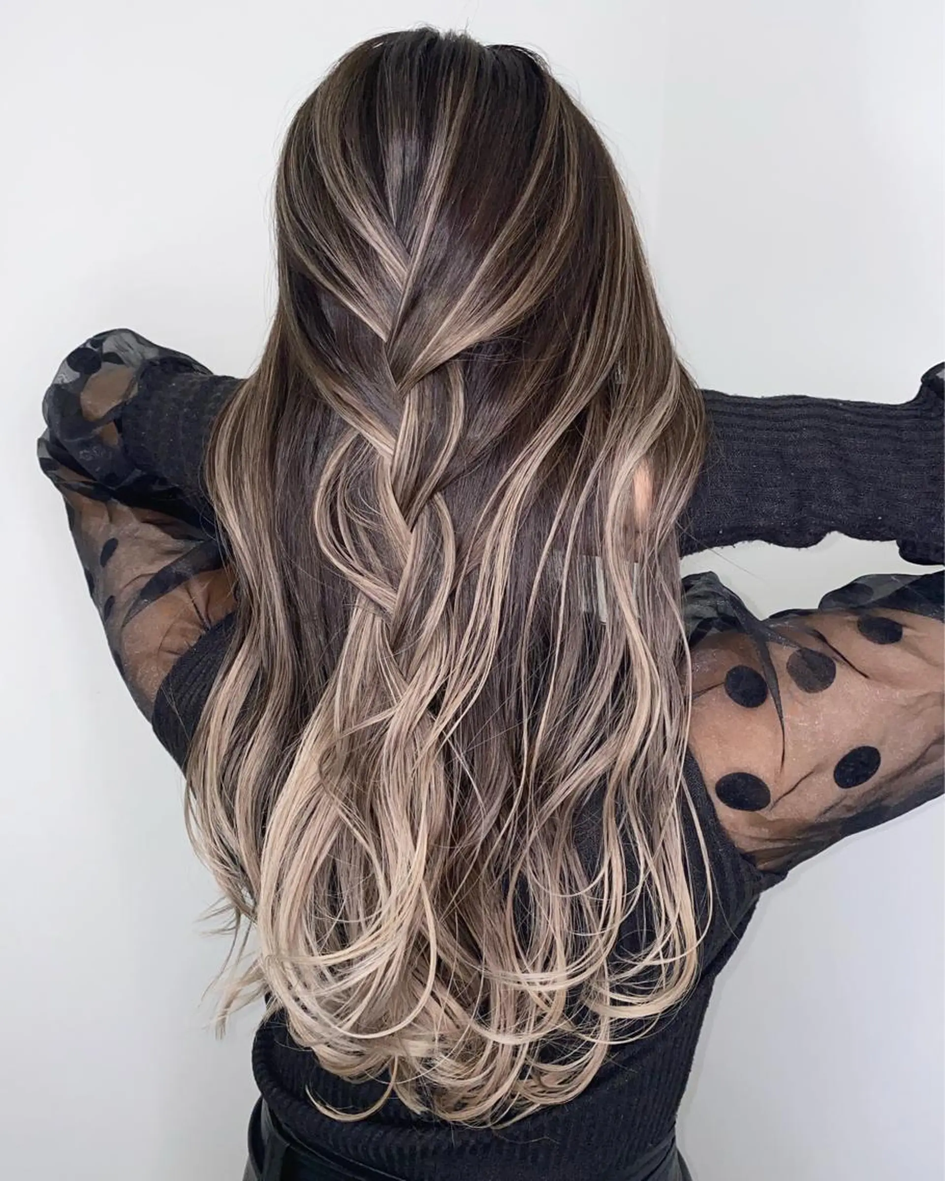 セミロング カラー gotoday所属・上品カラー HIDEのヘアスタイル