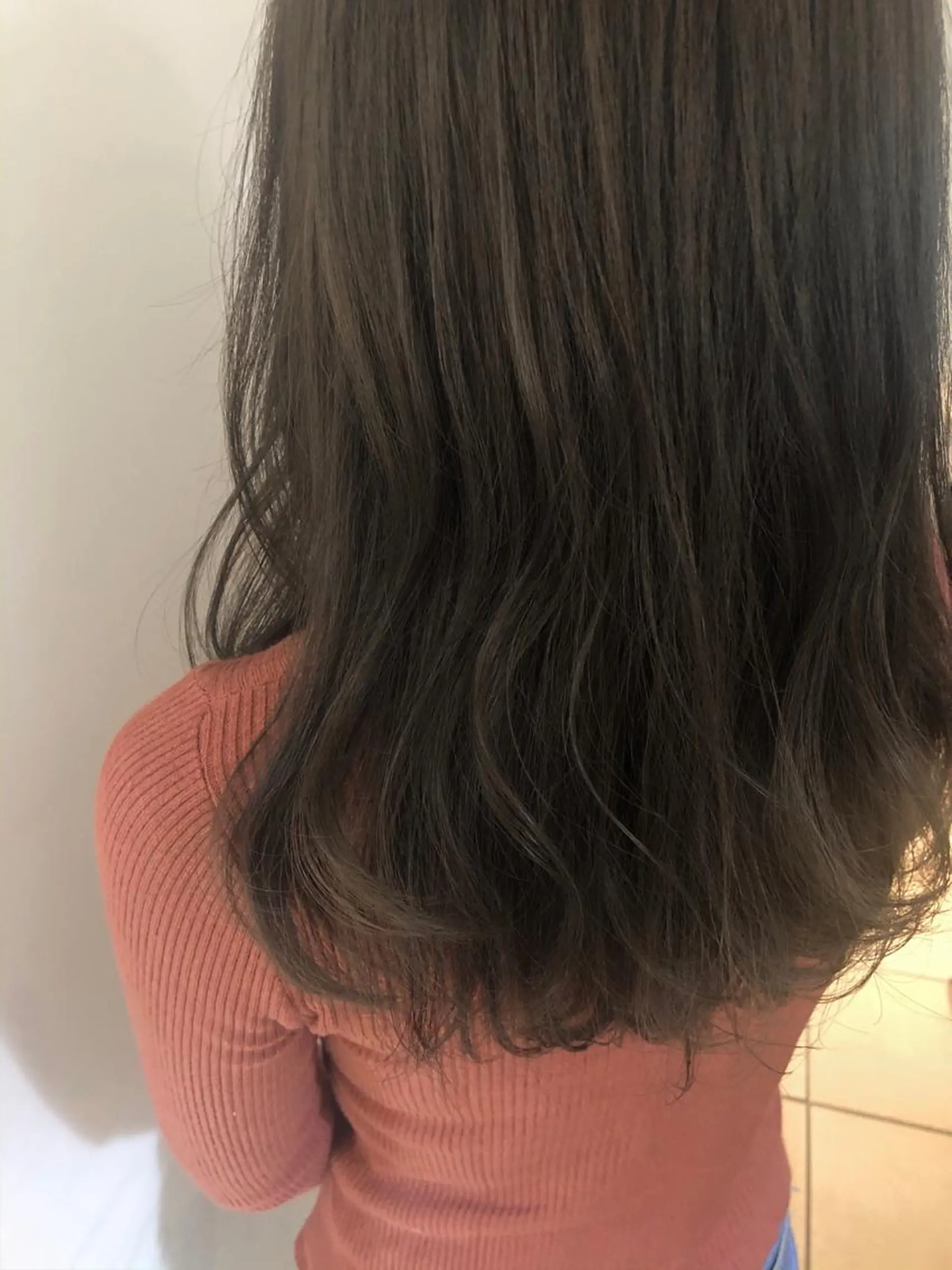 ロング カラー カット ヘアカラー トリートメント 韓国hair ·͜· watanabeのヘアスタイル