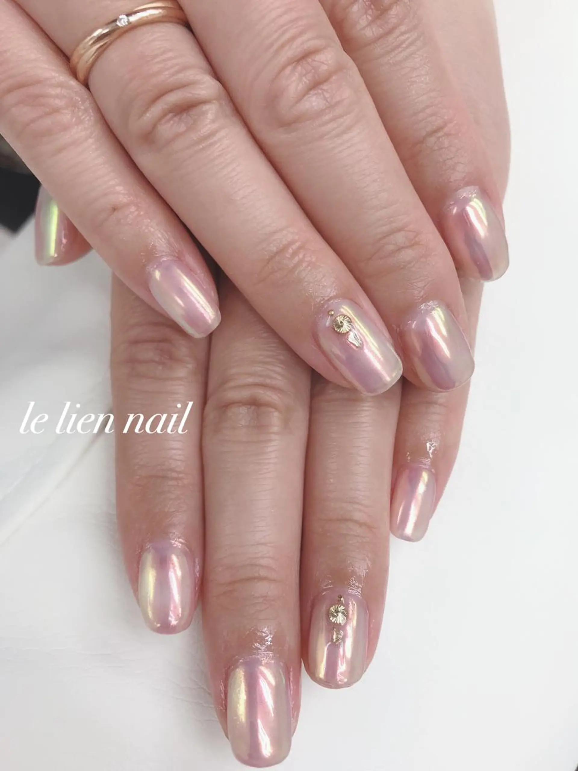 ショート ハンドネイル le lien nailのネイルデザイン