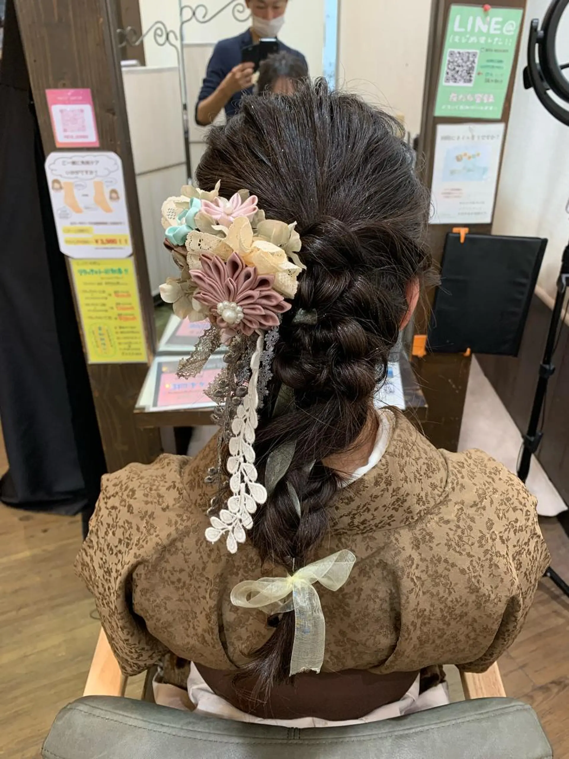 セミロング カット ヘアカラー トリートメント 中野  淳のヘアスタイル