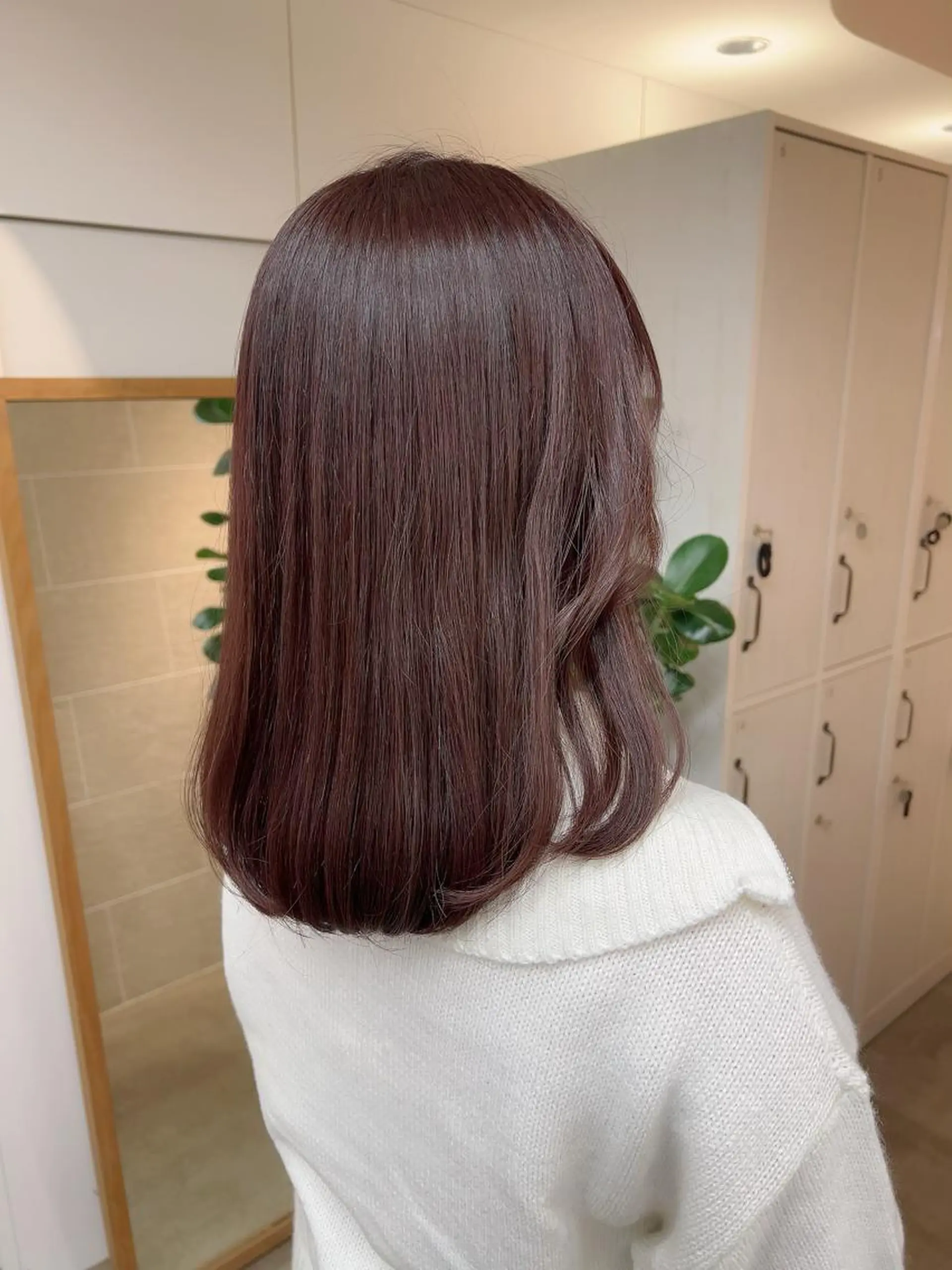 セミロング カラー ラベンダーカラー ピンクカラー ピンクラベンダー ✨️今だけ無料✨️ 鶴田みなみのヘアスタイル