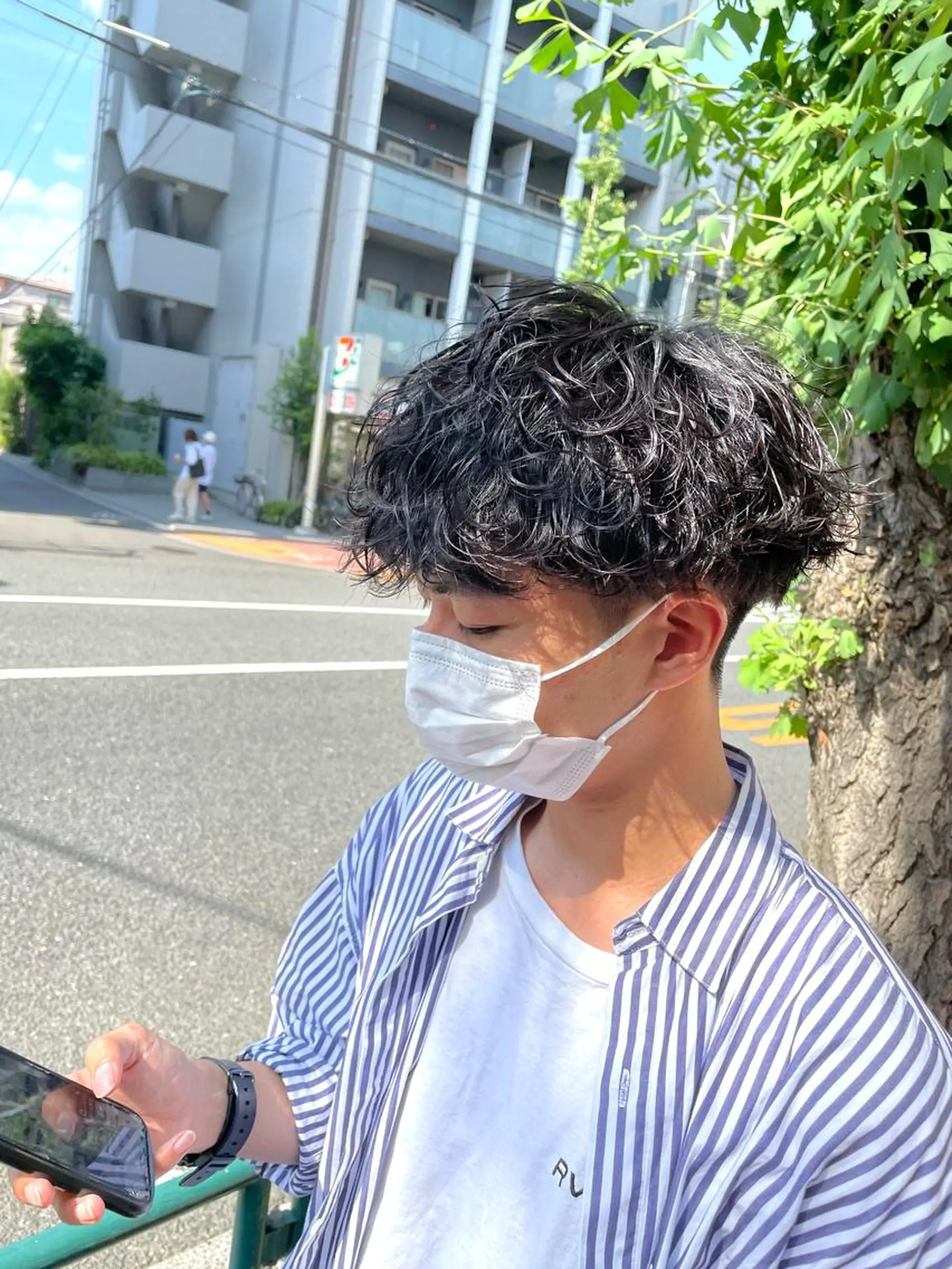 パーマ メンズ 🔥縦落ちツイスパ 🔥鈴木健紀のヘアスタイル