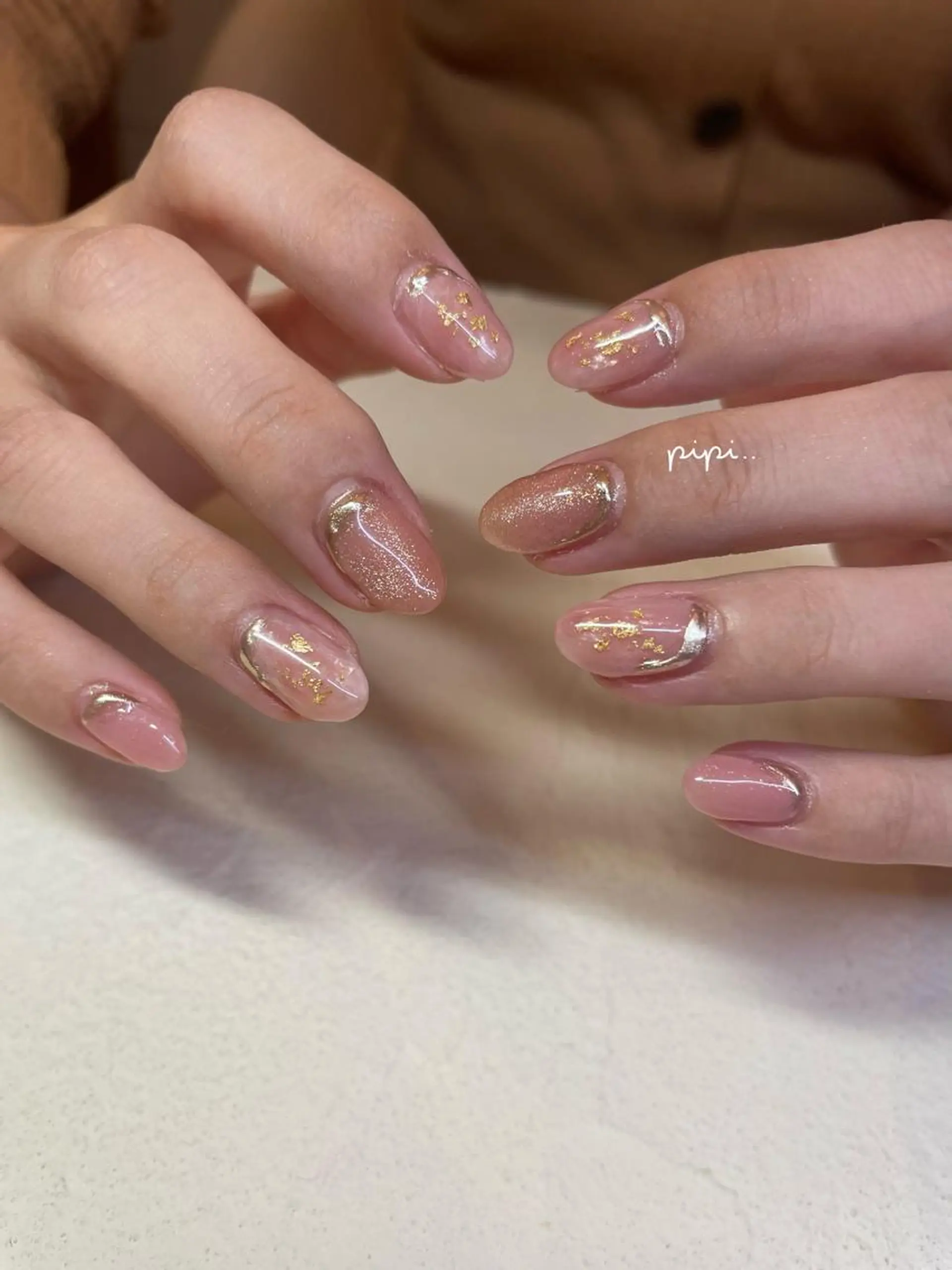 ミディアム ネイル 春ネイル pipi..所属・pipi ..のネイルデザイン