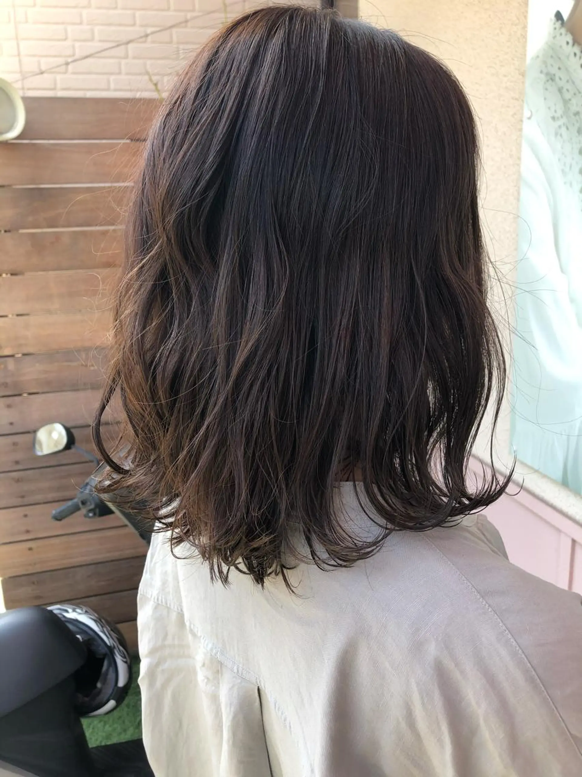ミディアム カット 藤井 雄大のヘアスタイル
