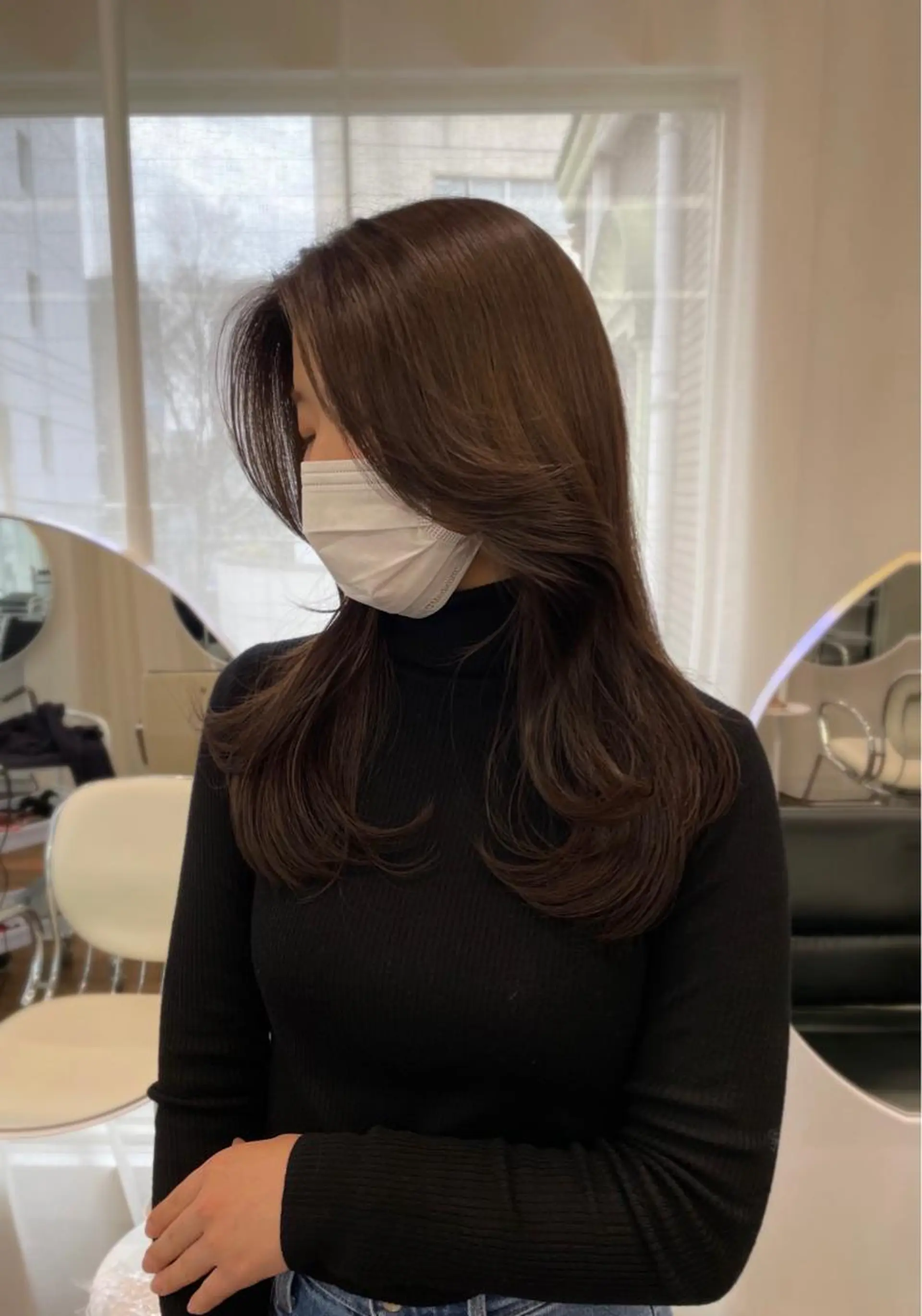 ロング カラー カット ヘアカラー トリートメント レイヤーカット🎀 kanaのヘアスタイル