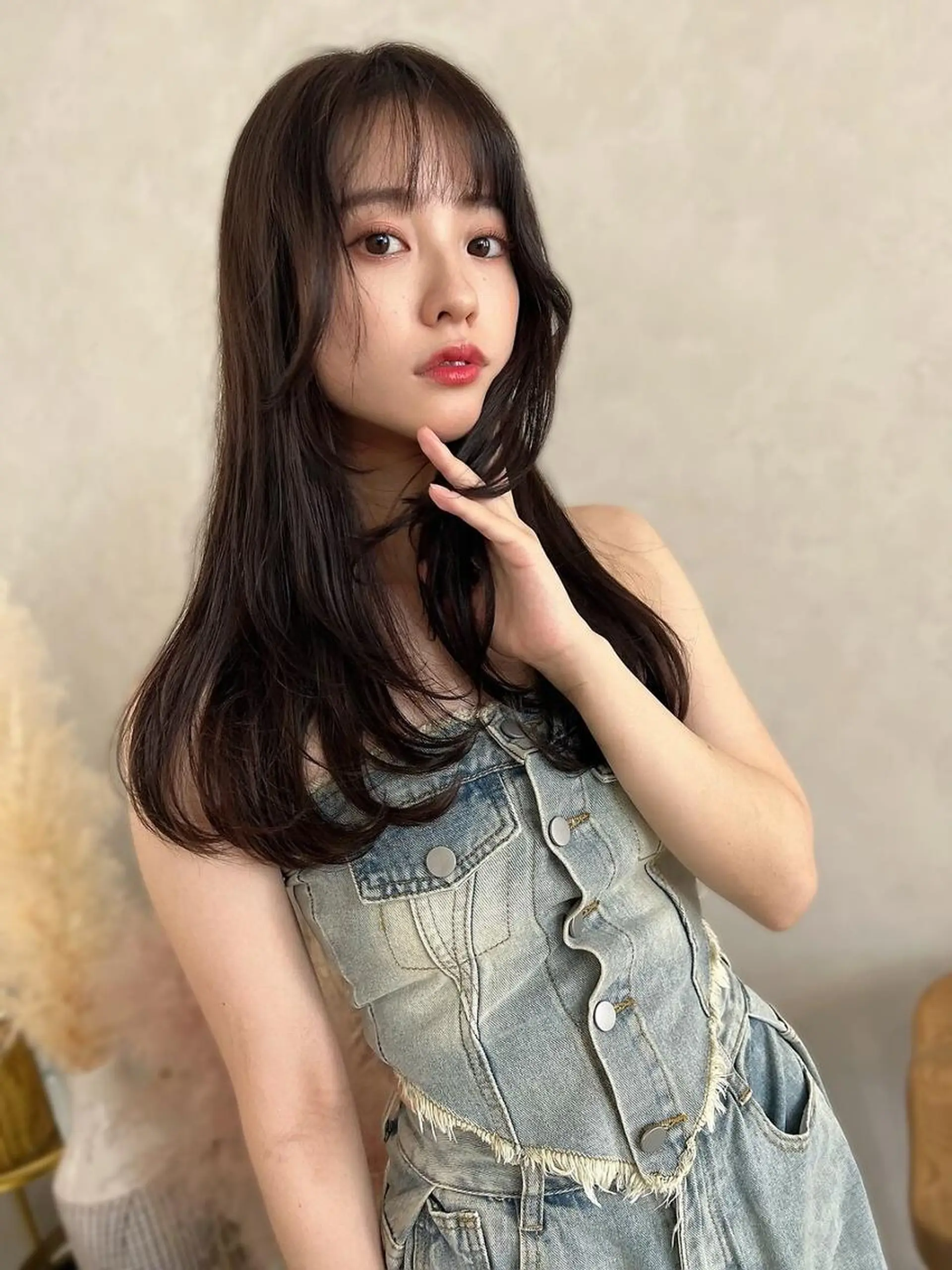 ロング カラー カット ヘアカラー ANGELICA JR奈良店のヘアスタイル