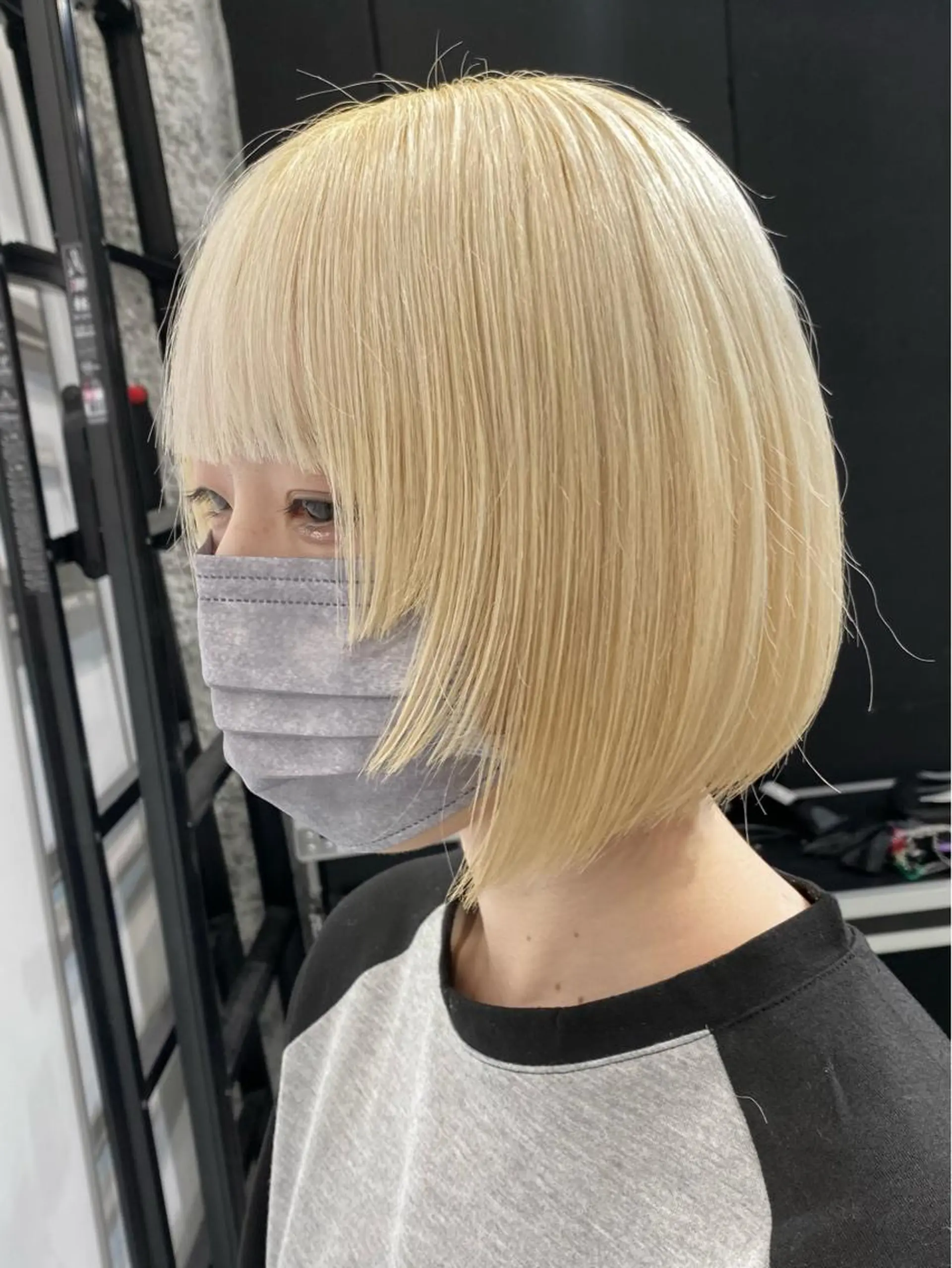ショート カラー ブリーチ ボブ カット ヘアカラー ［似合わせヘア］ ✂︎OGURO✂︎のヘアスタイル