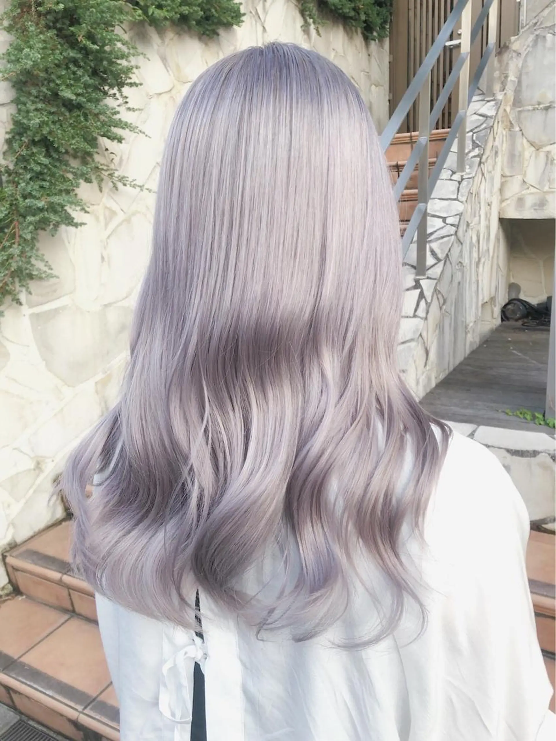 ミディアム カラー ヘアアレンジ カット ヘアカラー トリートメント ヘアセット 韓国ヘア🦋 Nanaka🦋のヘアスタイル