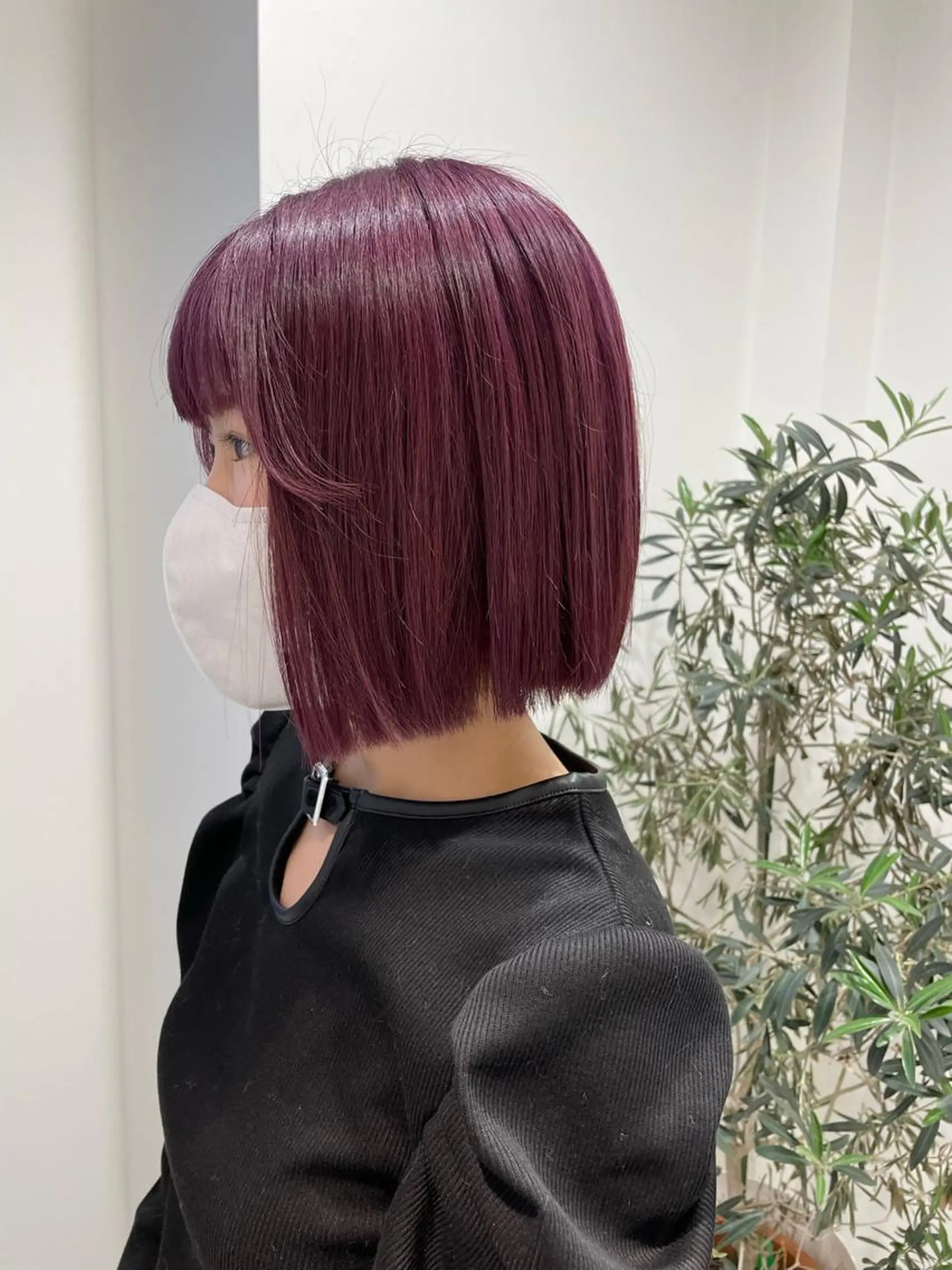 ショート カラー ラベンダーカラー ラベンダーピンク ピンクカラー ボブ ᴋᴀɴᴀ 🎀のマツエク・マツパデザイン