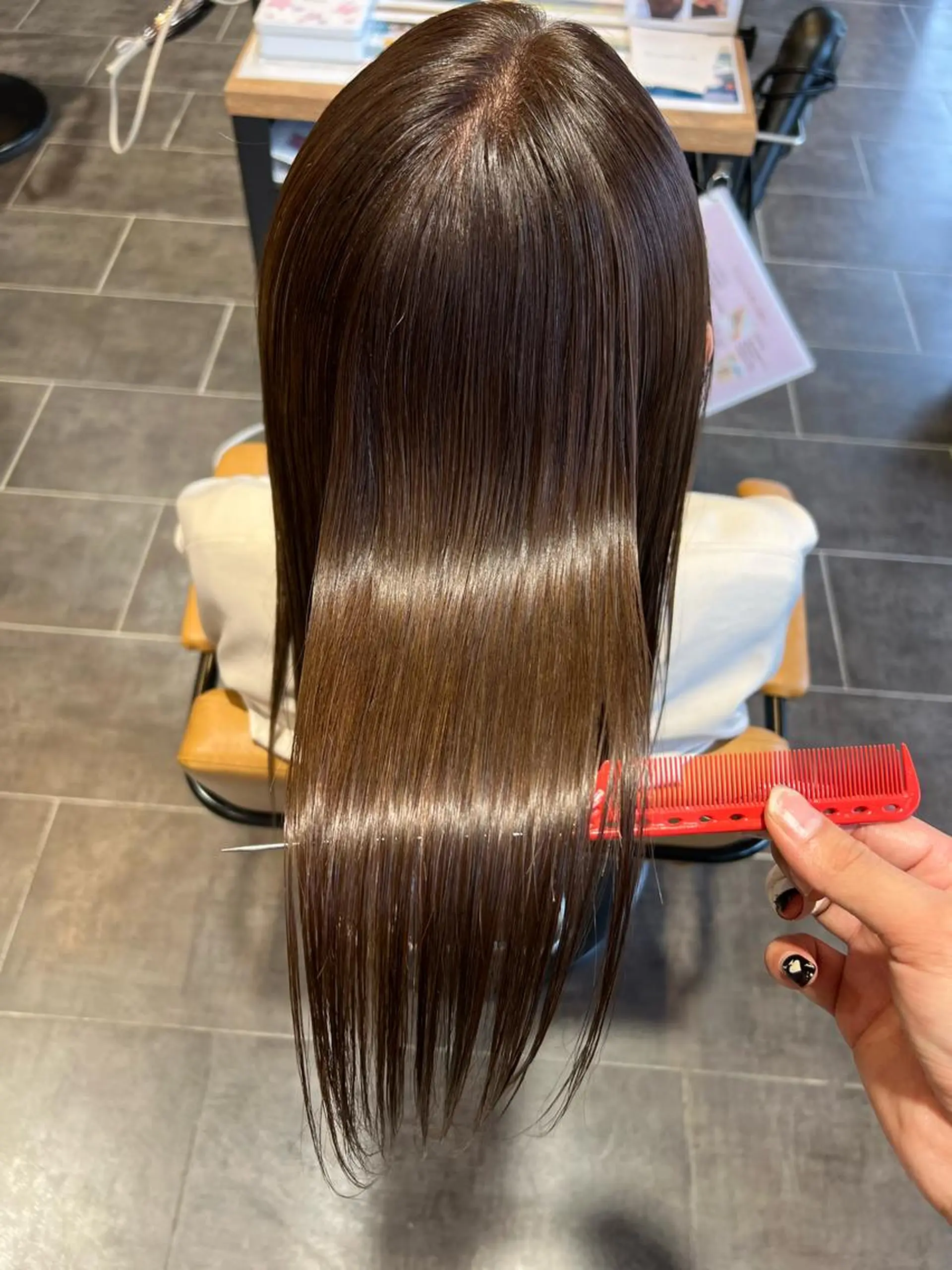 ロング カラー 髪質改善 ツヤ髪の匠 山本晃太のヘアスタイル