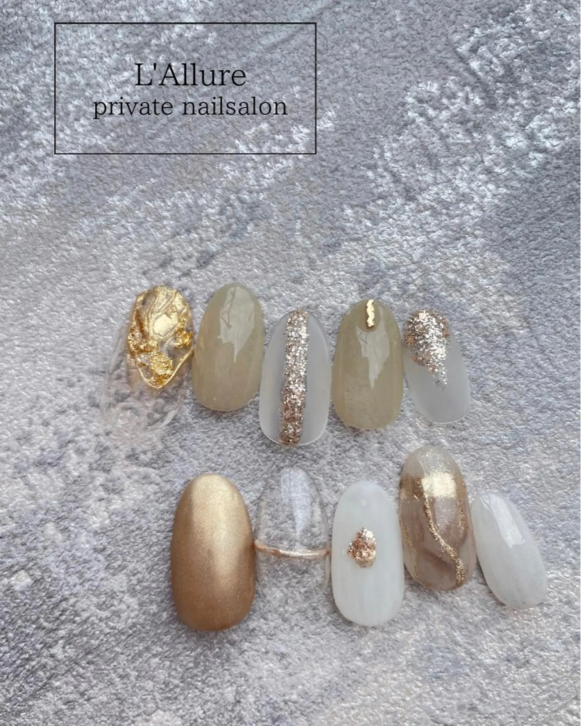 ロング nailsalon -L'Allure-のネイルデザイン