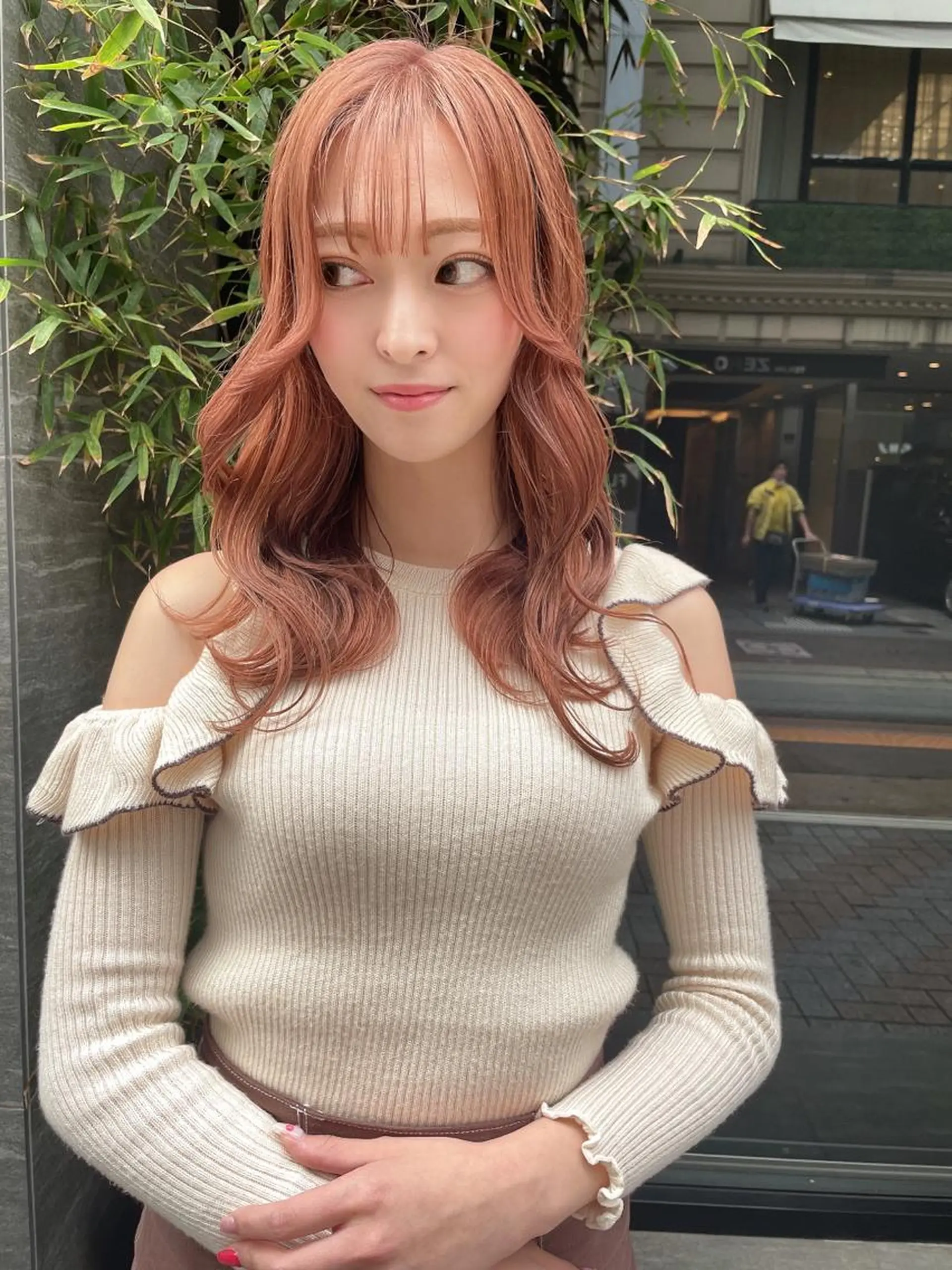 ロング カラー カット ヘアカラー 髪質改善will hairdesignのヘアスタイル