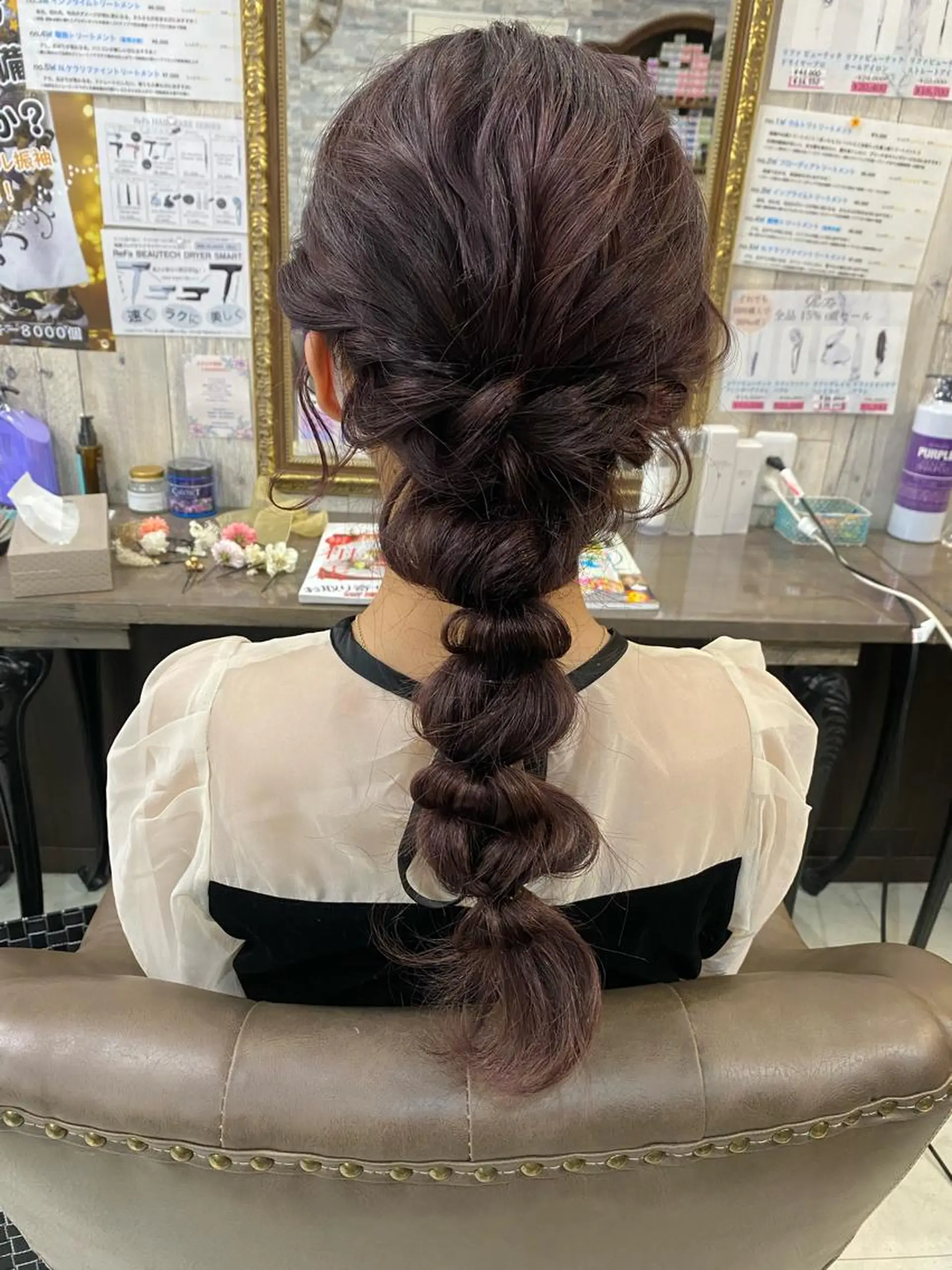 セミロング ヘアセット 土屋朱理/ Doukeshiのヘアスタイル