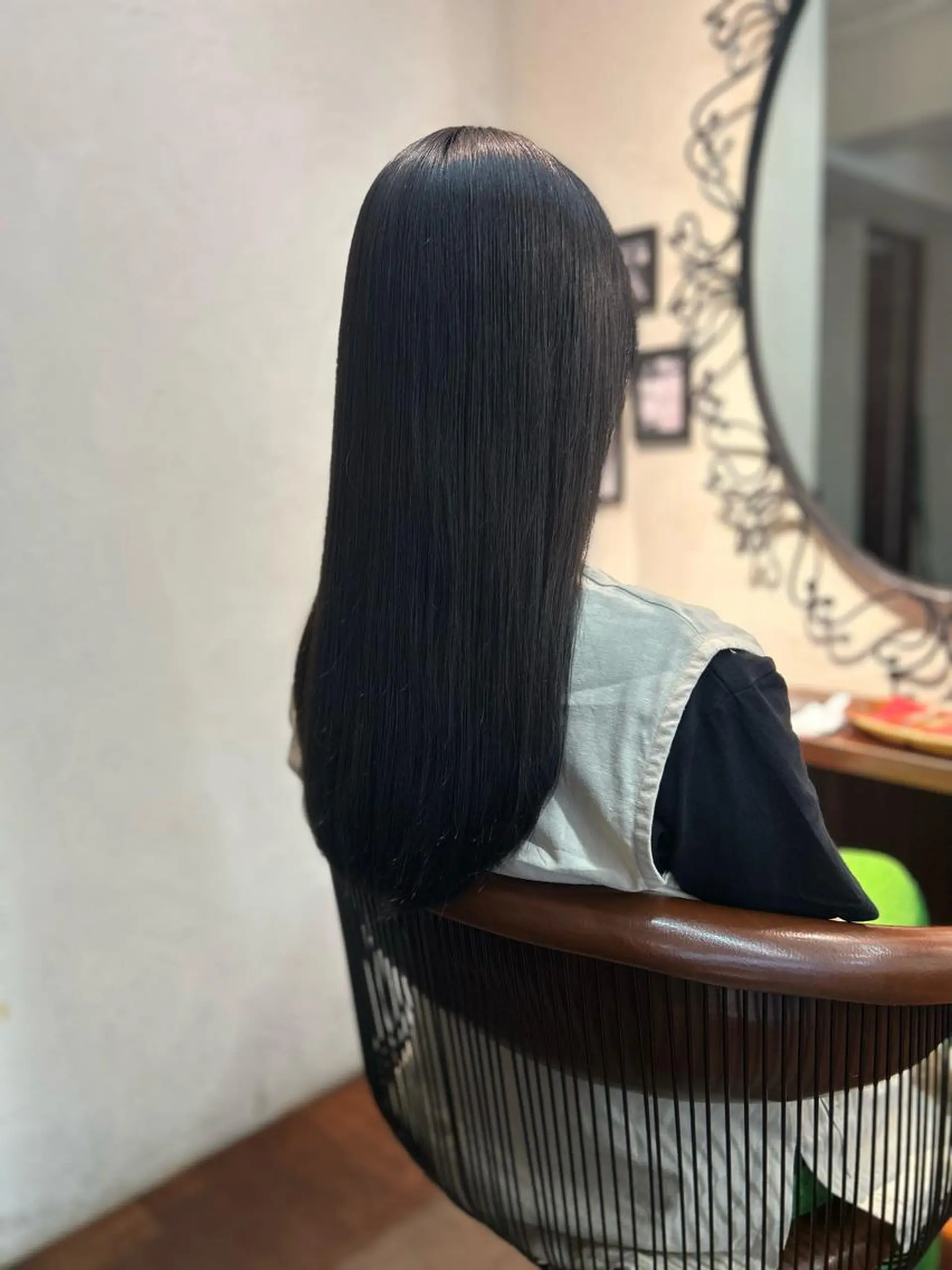 ロング カット ヘアカラー トリートメント allure所属・【髪質改善】ena 縮毛矯正/落合/新宿のヘアスタイル