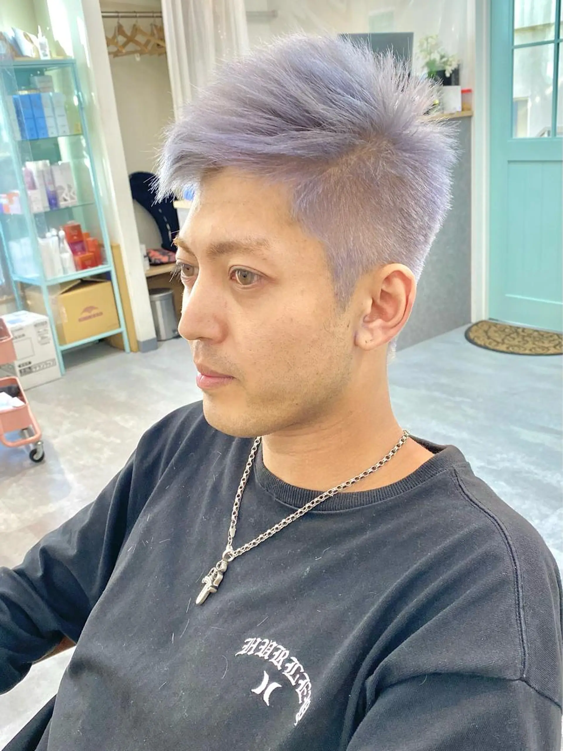 ショート メンズ カット ヘアカラー トリートメント 💘カラー特化美容師 尾崎拓己のヘアスタイル