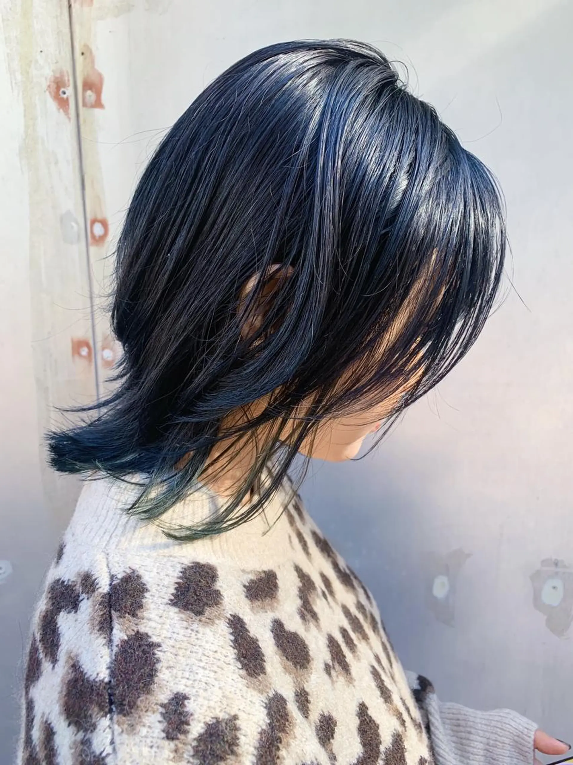 ミディアム カラー ブルーカラー カット ヘアカラー ヘアセット ブリーチカラーNo. 1🌈 RYOGAのヘアスタイル