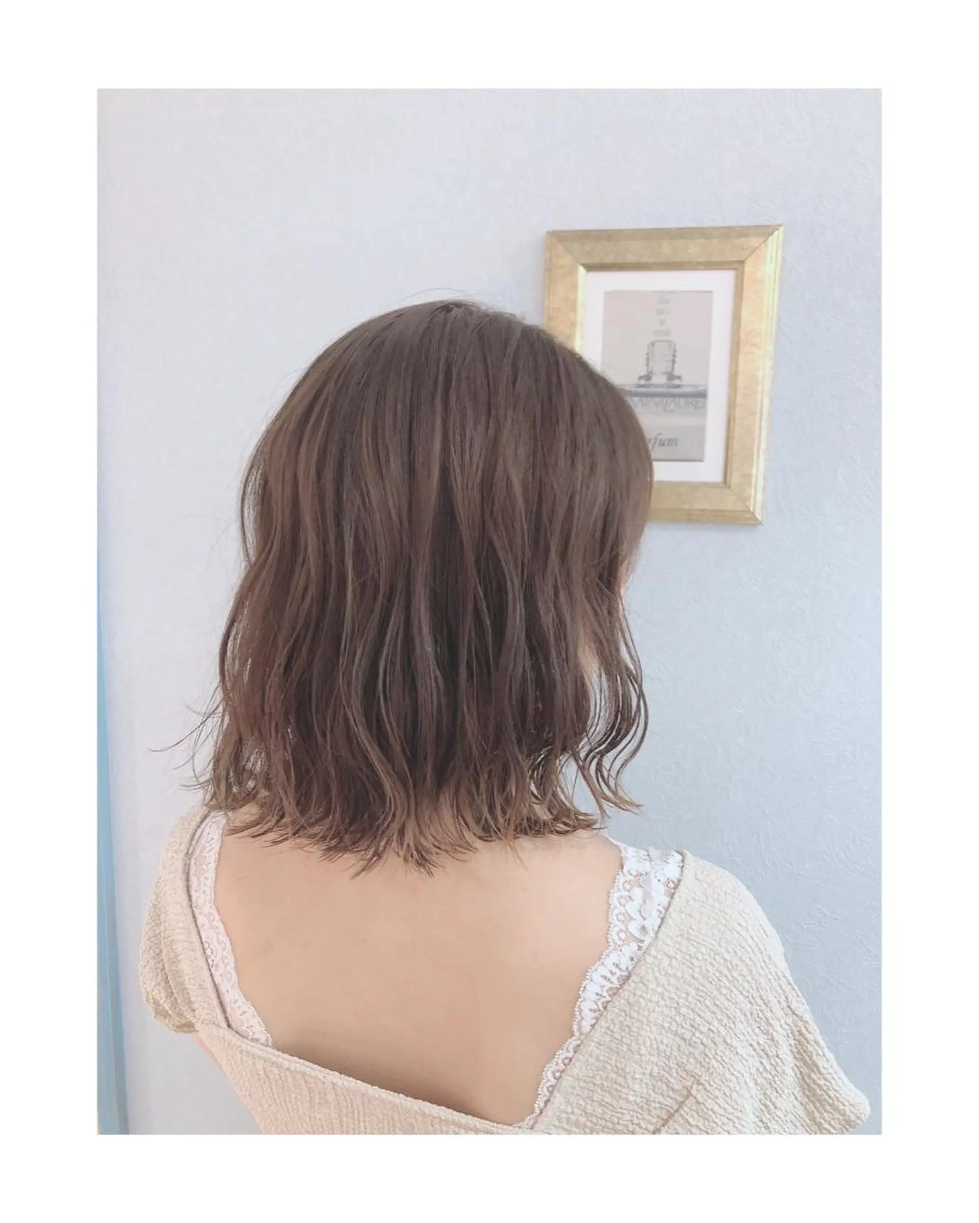 ミディアム アッシュ カット ヘアカラー トリートメント 代表山口ひな 髪質改善のプロのヘアスタイル