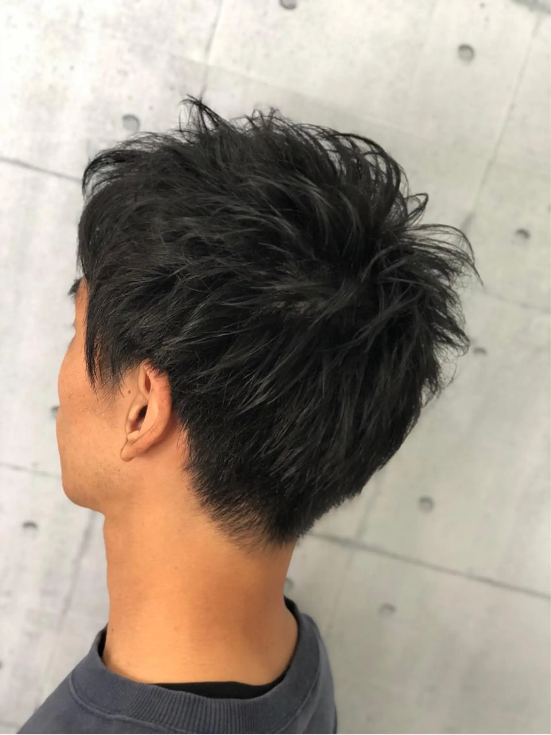 ショート パーマ メンズ メンズパーマ メンズショート ショートヘア 北脇 健治のヘアスタイル