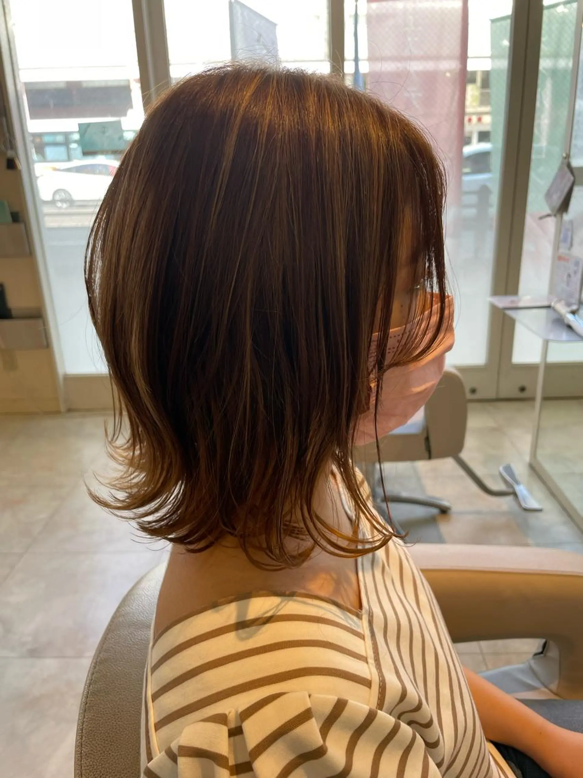 ショート 切りっぱなしボブ ボブ カット パーマ トリートメント 本田 卓也のヘアスタイル